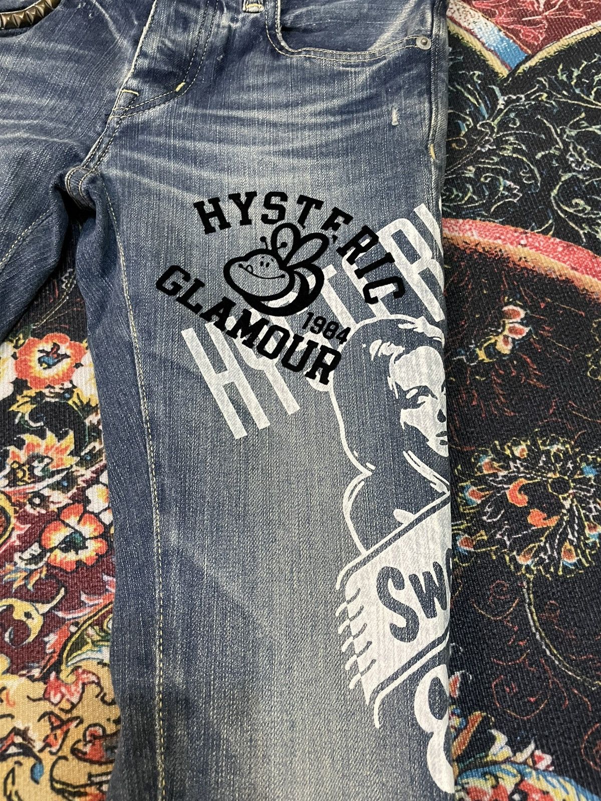 Hysteric Glamour Vintage Hysteric Glamour Punk Skinny Jeans Size 28" / US 6 / IT 42 - 18 Thumbnail