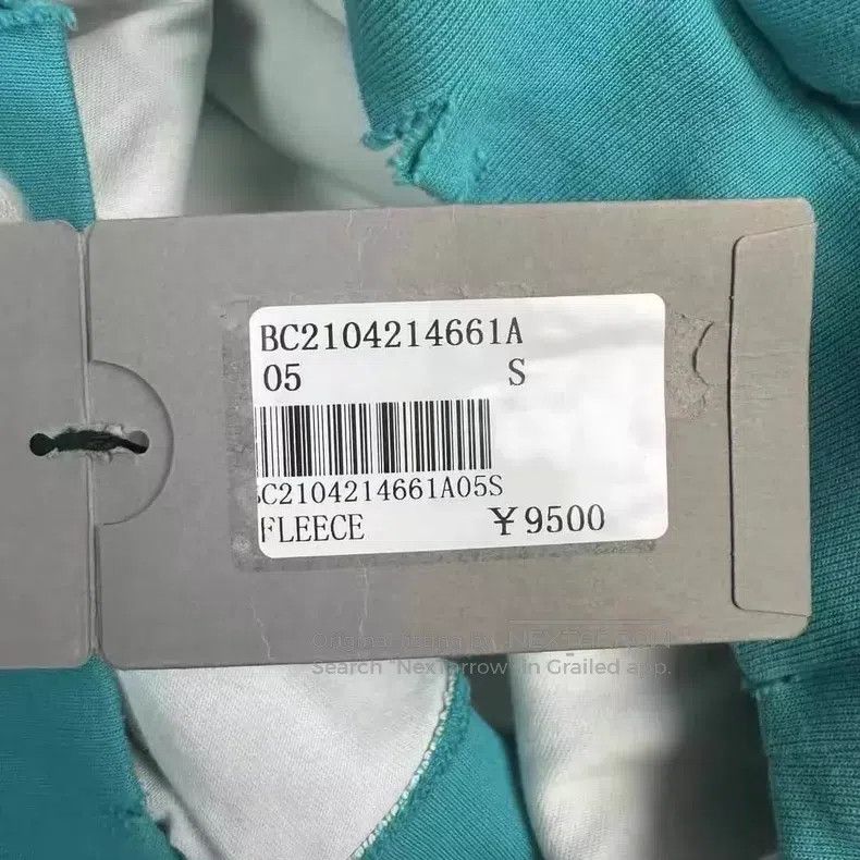Balenciaga Balenciaga Letter printing hole hooded sweater sky blue Size US S / EU 44-46 / 1 - 4 Thumbnail
