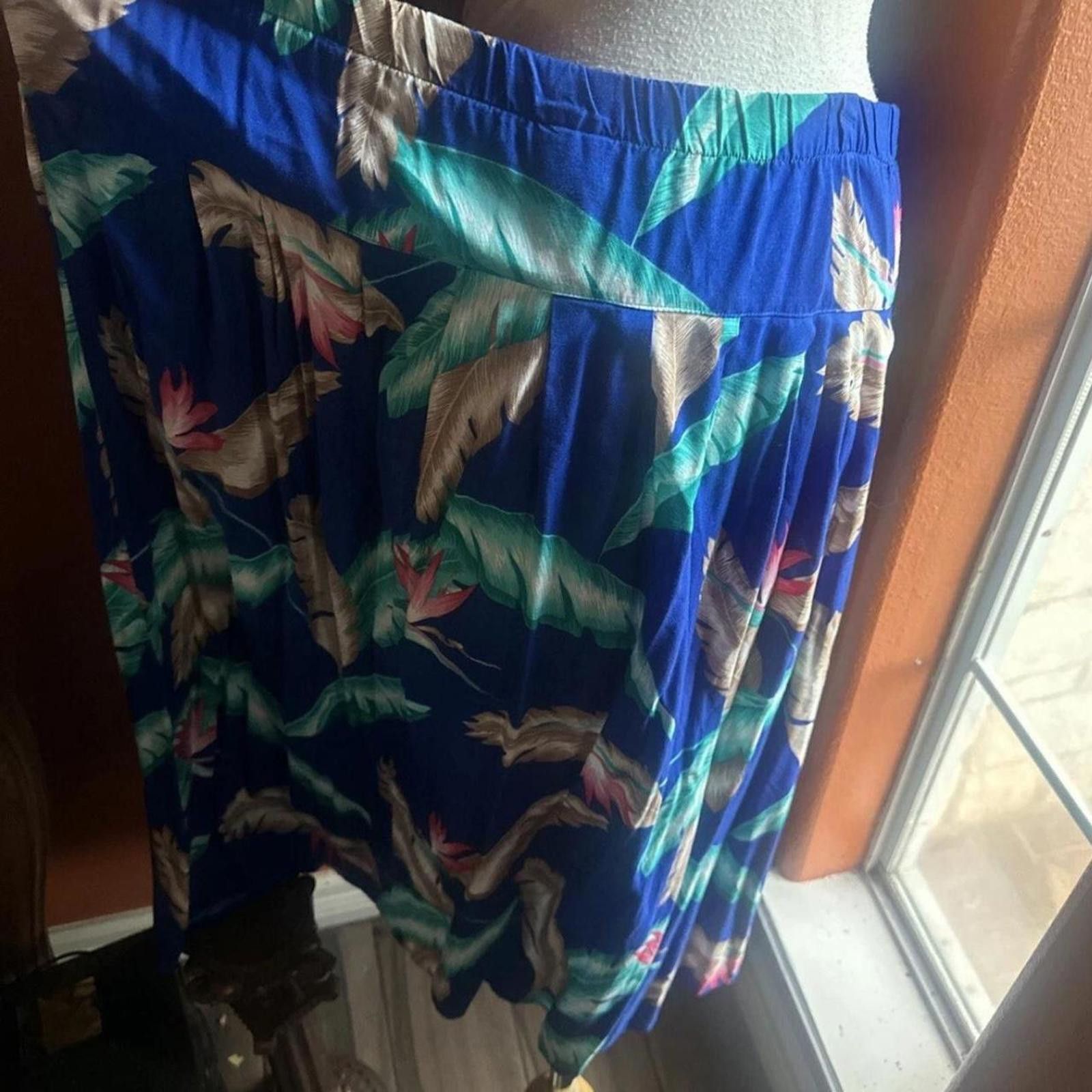 Other Blue and green vintage California Krush dress Size XXL / US 16-18 / IT 52-54 - 5 Thumbnail