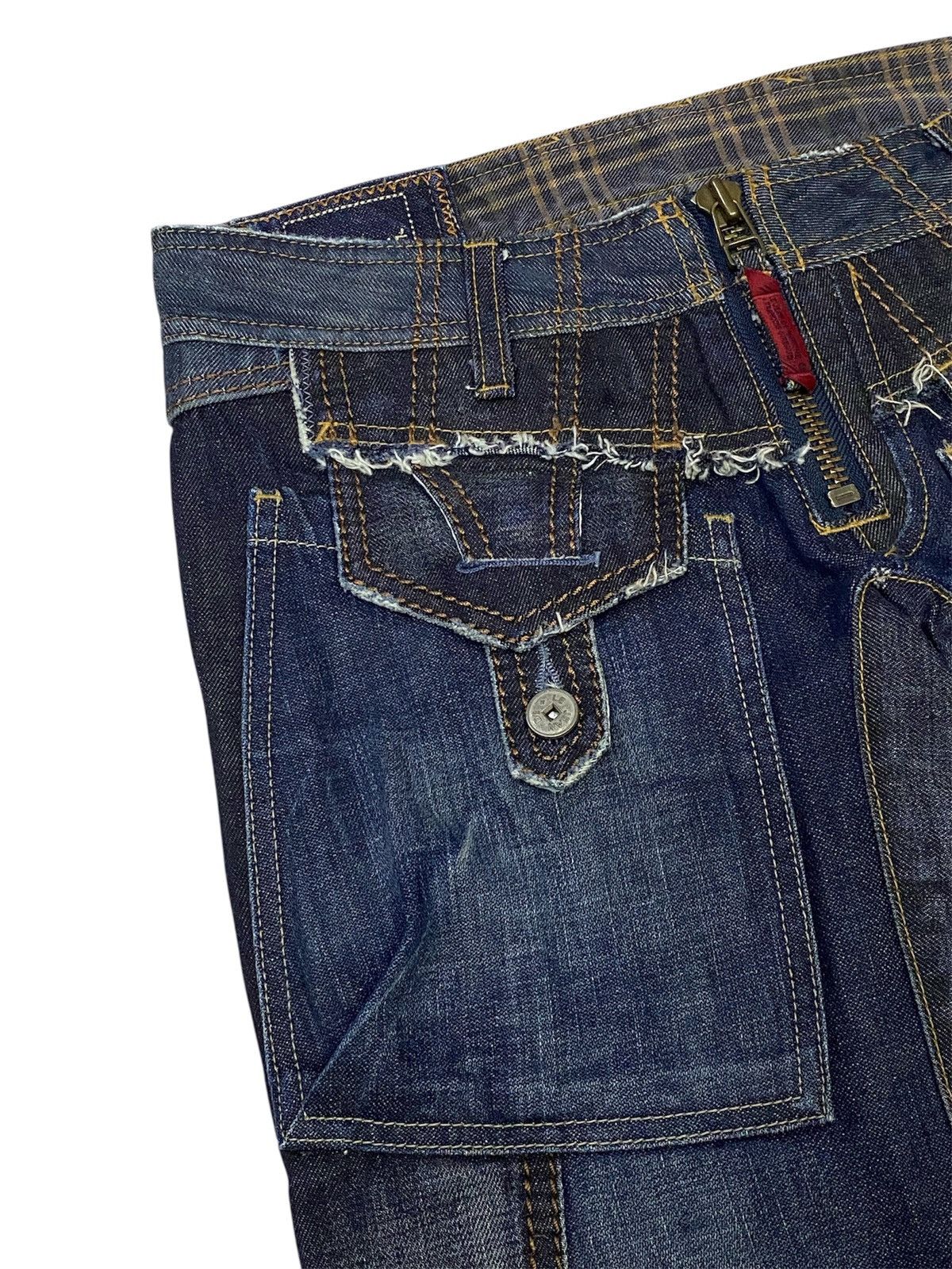 Marithe + Francois Girbaud Marithe Francois Girbaud Spiral Cut Denim Pants Size 28" / US 6 / IT 42 - 8 Thumbnail