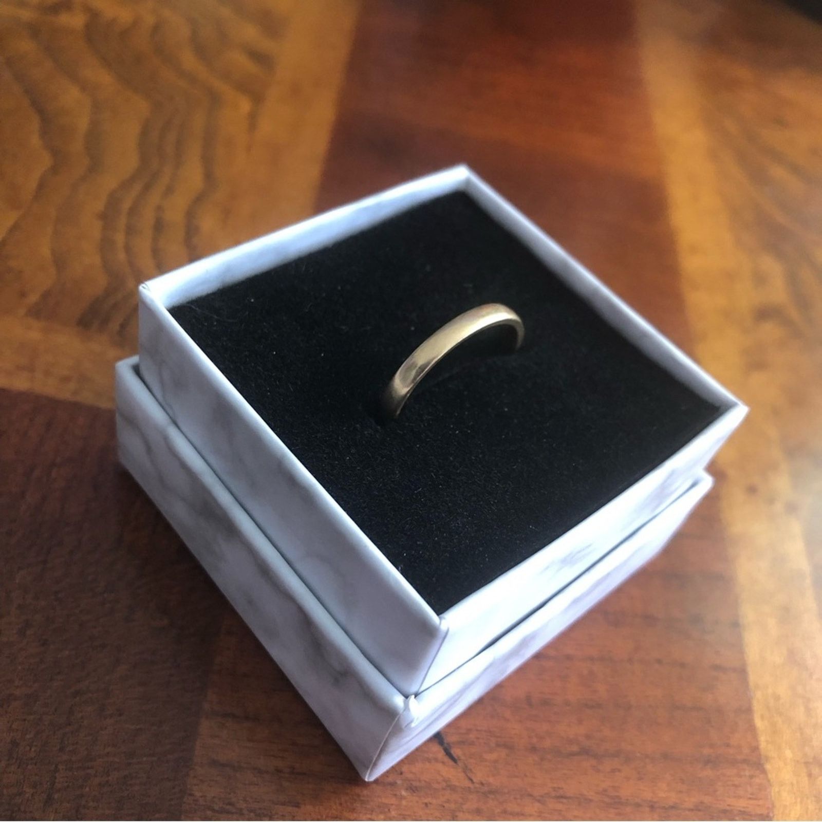 Jewelry Antique 1900s JR Woods 14k gold wedding band Size ONE SIZE - 3 Thumbnail