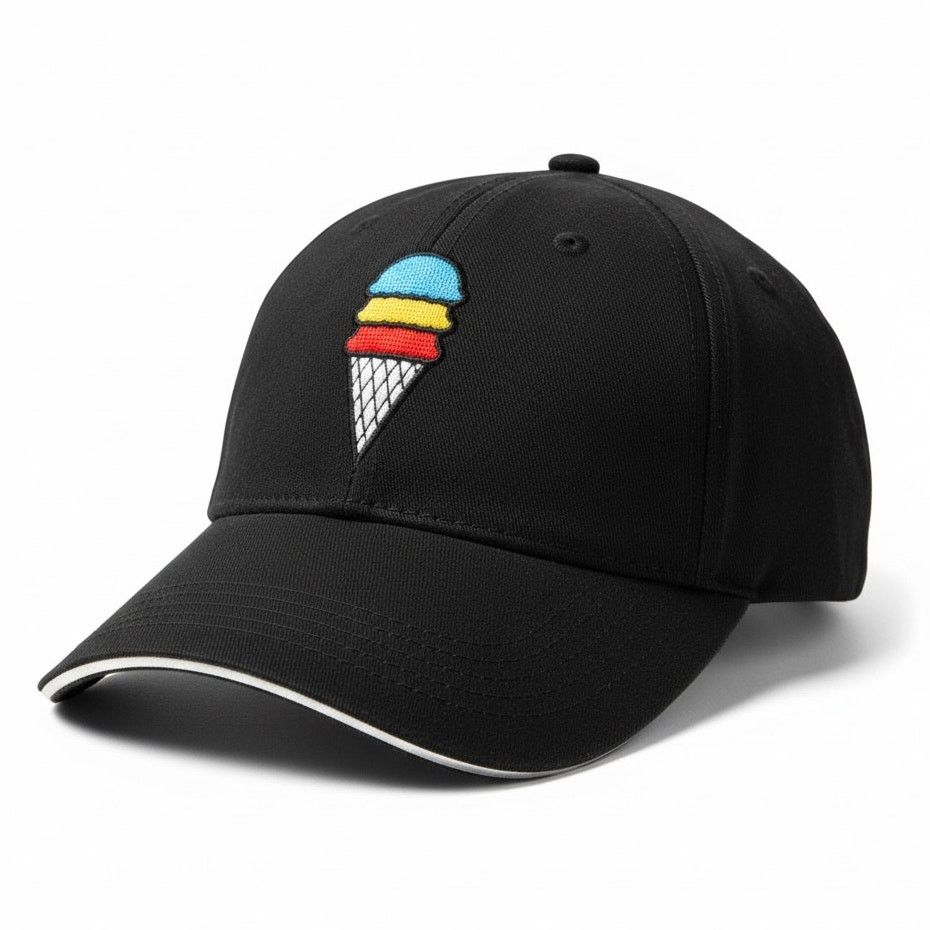 Other Niiko x Swae Black Ice Cream Cone Strapback Hat Cap Music Size ONE SIZE - 1 Thumbnail