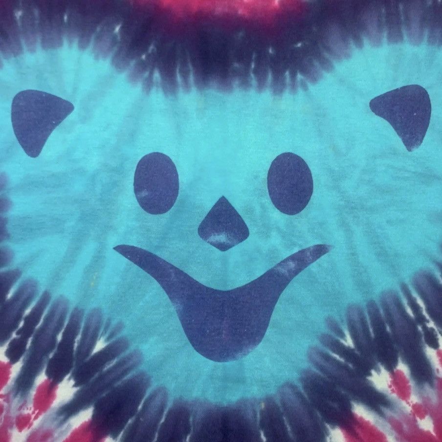 Grateful Dead Vintage 90s Grateful Dead Dancing Bear Steal Your Face Band Size US XL / EU 56 / 4 - 6 Thumbnail
