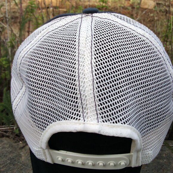 Vintage Vintage Longer Lasting Dual Patch Snap Back Trucker Hat Cap Size ONE SIZE - 3 Thumbnail