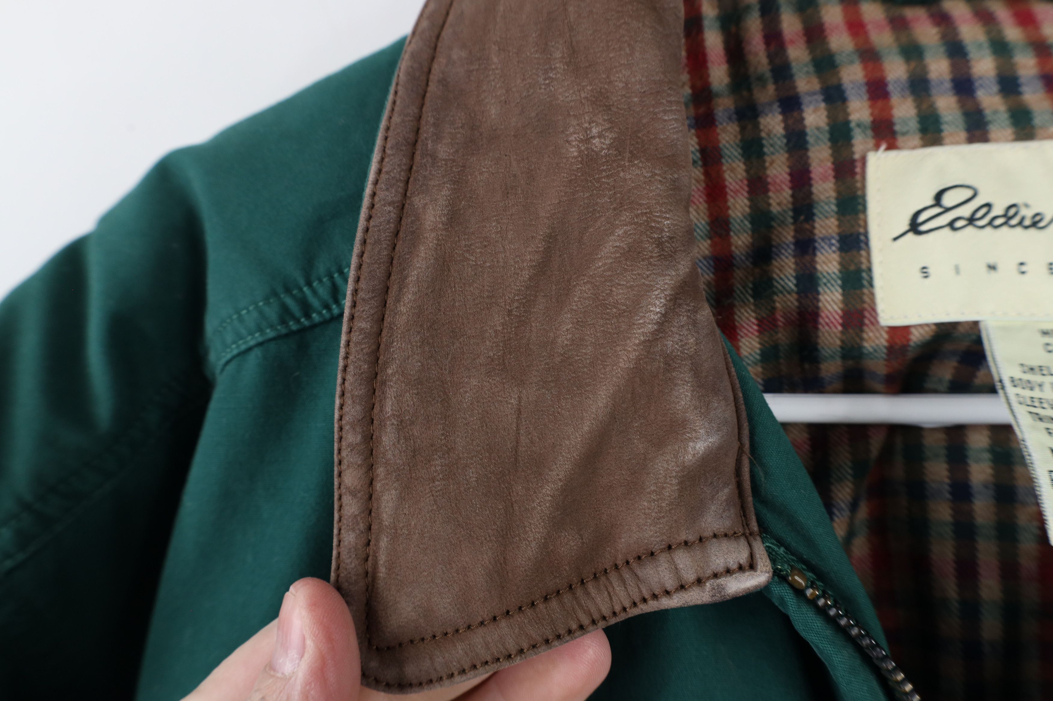 Eddie Bauer × Vintage Vintage 90s Eddie Bauer Lined Goose Down Chore Barn Jacket Size S / US 4 / IT 40 - 6 Thumbnail