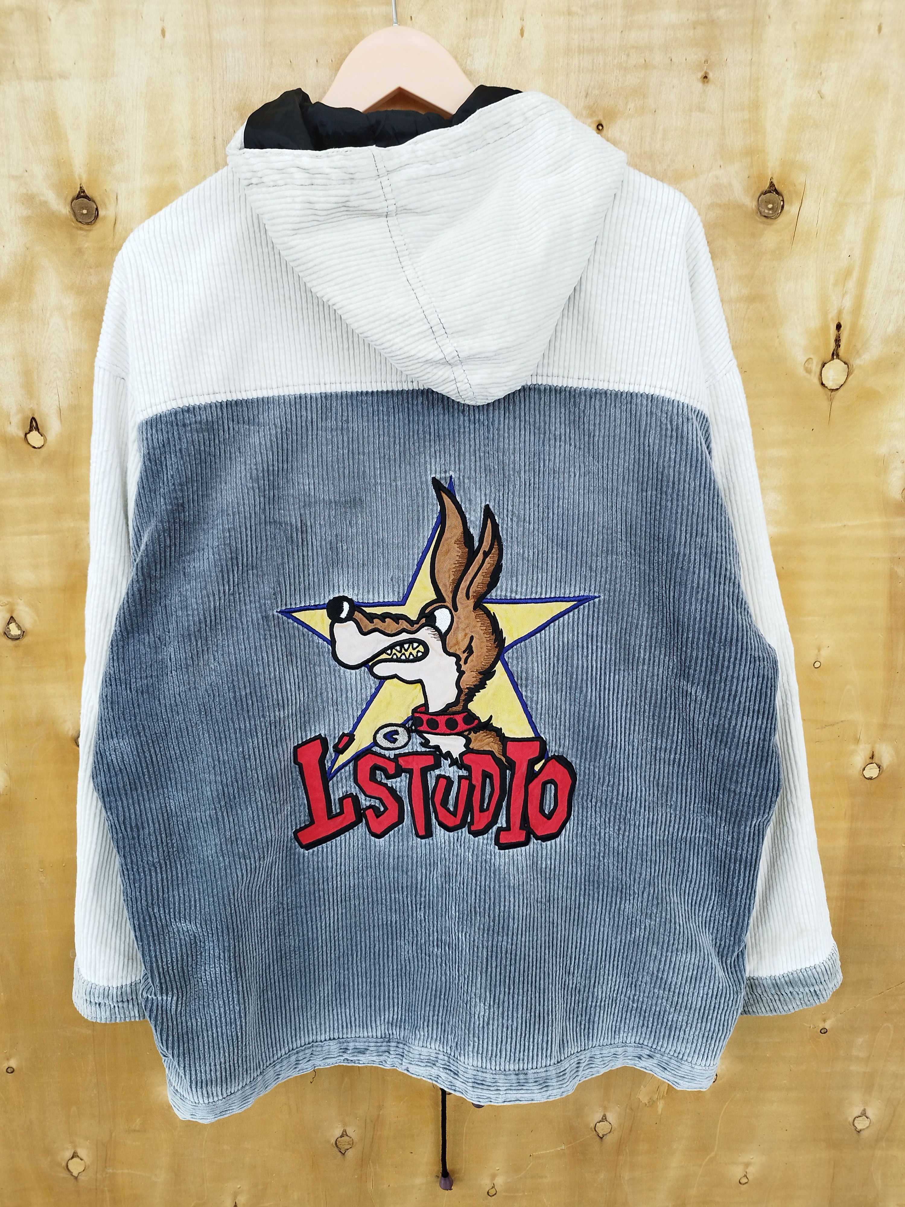 L studios jacket corduroy cartoon