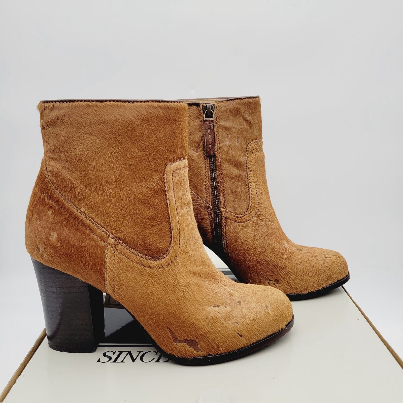Frye FRYE Women's Parker Short Boots Cognac Size 9.5 Medium (M) Size US 9.5 / IT 39.5 - 10 Thumbnail