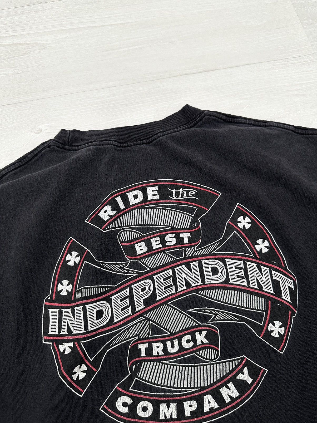 Independent Truck Co. Independent Truck Co. Black Iron Cross Logo Tee Sz. XL Skate Size US XL / EU 56 / 4 - 2 Thumbnail
