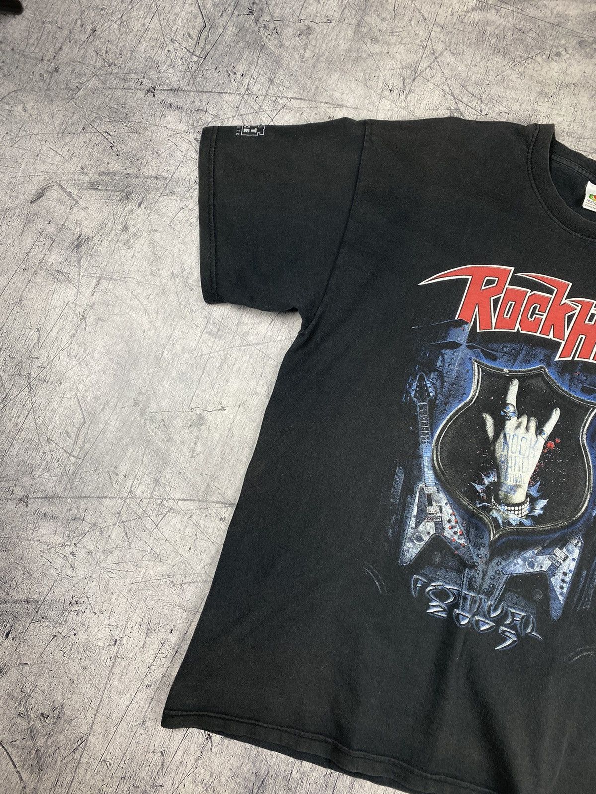 Band Tees × Vintage Vintage Rock Hard 2005 Rock Tee T Shirt Size US XL / EU 56 / 4 - 4 Thumbnail