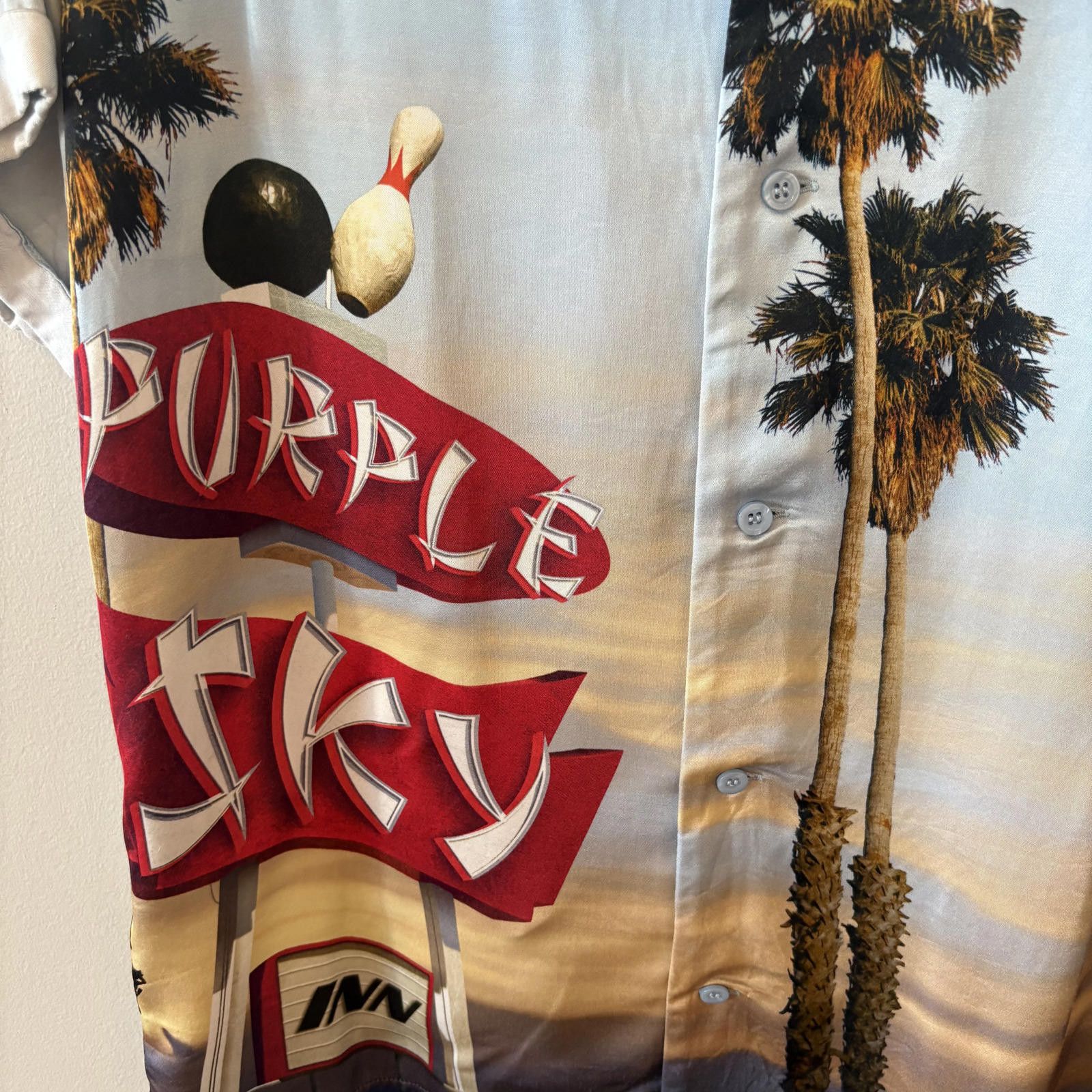 Blue Sky Inn Purple Brand x Blue Sky Inn Printed Camp Button Down Shirt Size US M / EU 48-50 / 2 - 8 Thumbnail