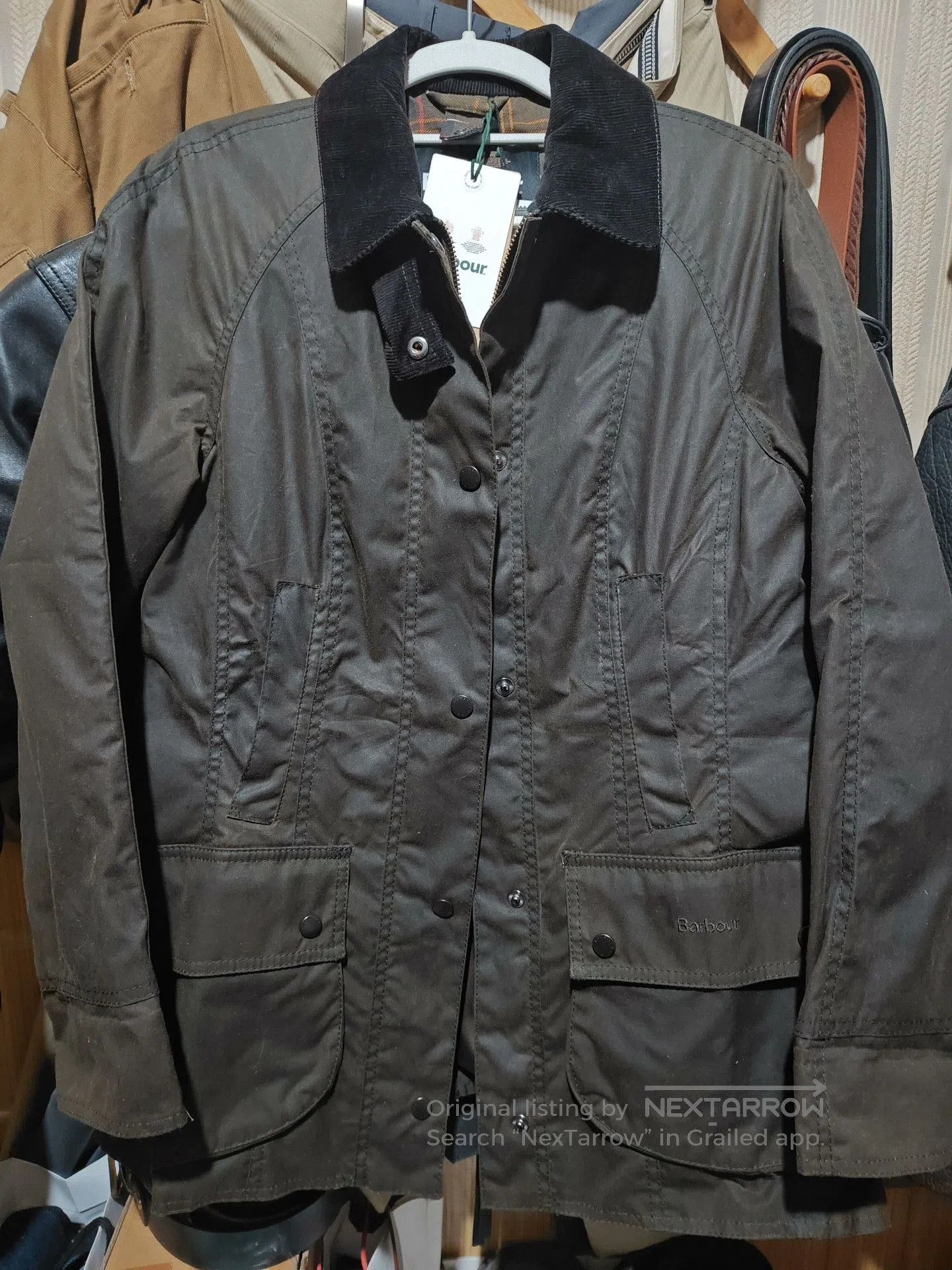 Barbour Barbour Beadnell Women's Waxed Jacket. Size XS / US 0-2 / IT 36-38 - 1 Thumbnail