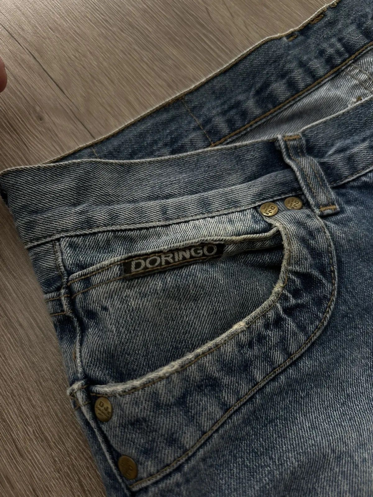 Japanese Brand × Vintage Vintage Japanese DJ Doringo Jeans Wear Denim Pocket Pants Size US 34 / EU 50 - 17 Thumbnail