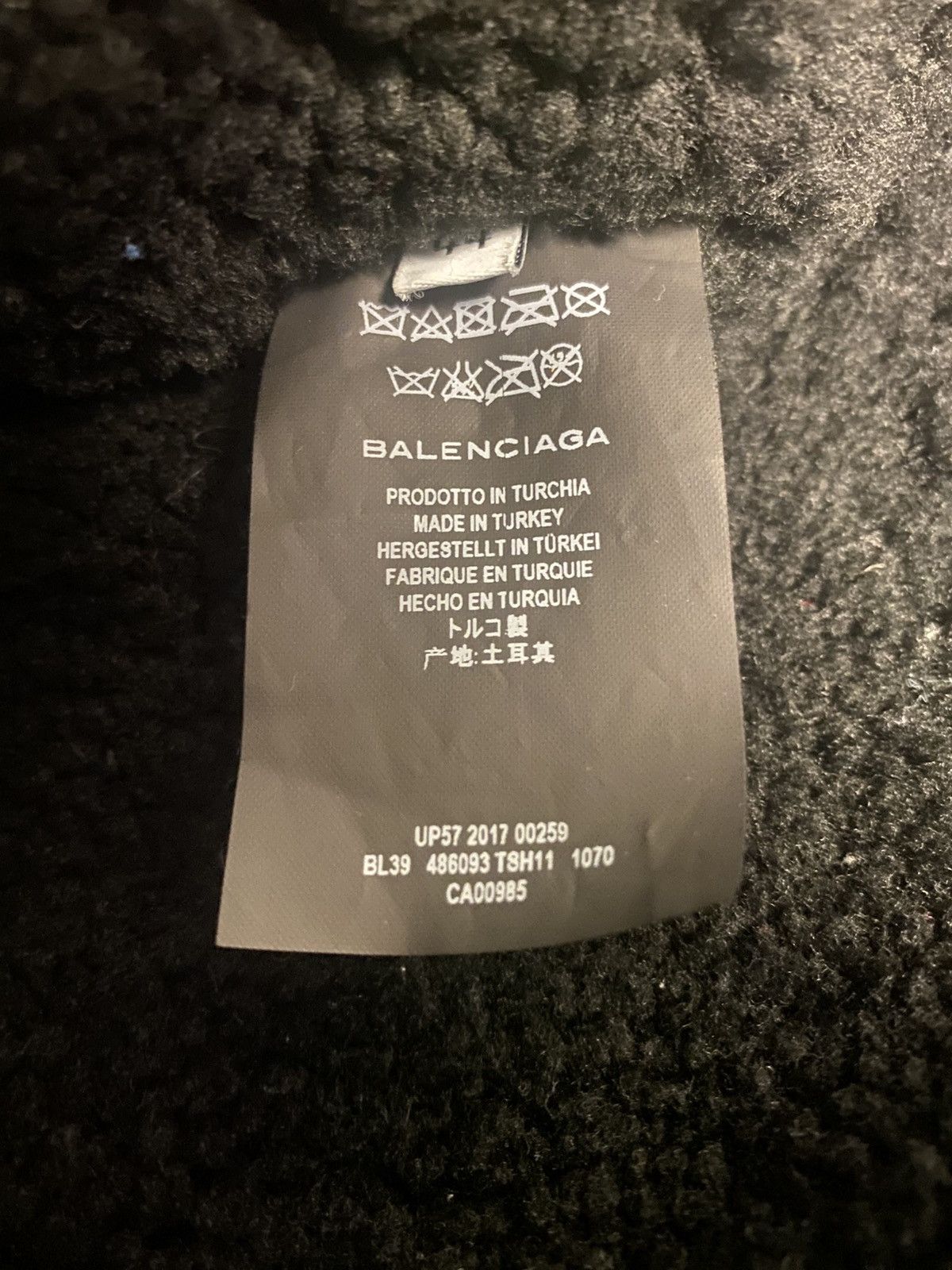 Balenciaga BALENCIAGA Shearling Logo Collar Bomber Leather Jacket Size XXL / US 16-18 / IT 52-54 - 4 Thumbnail