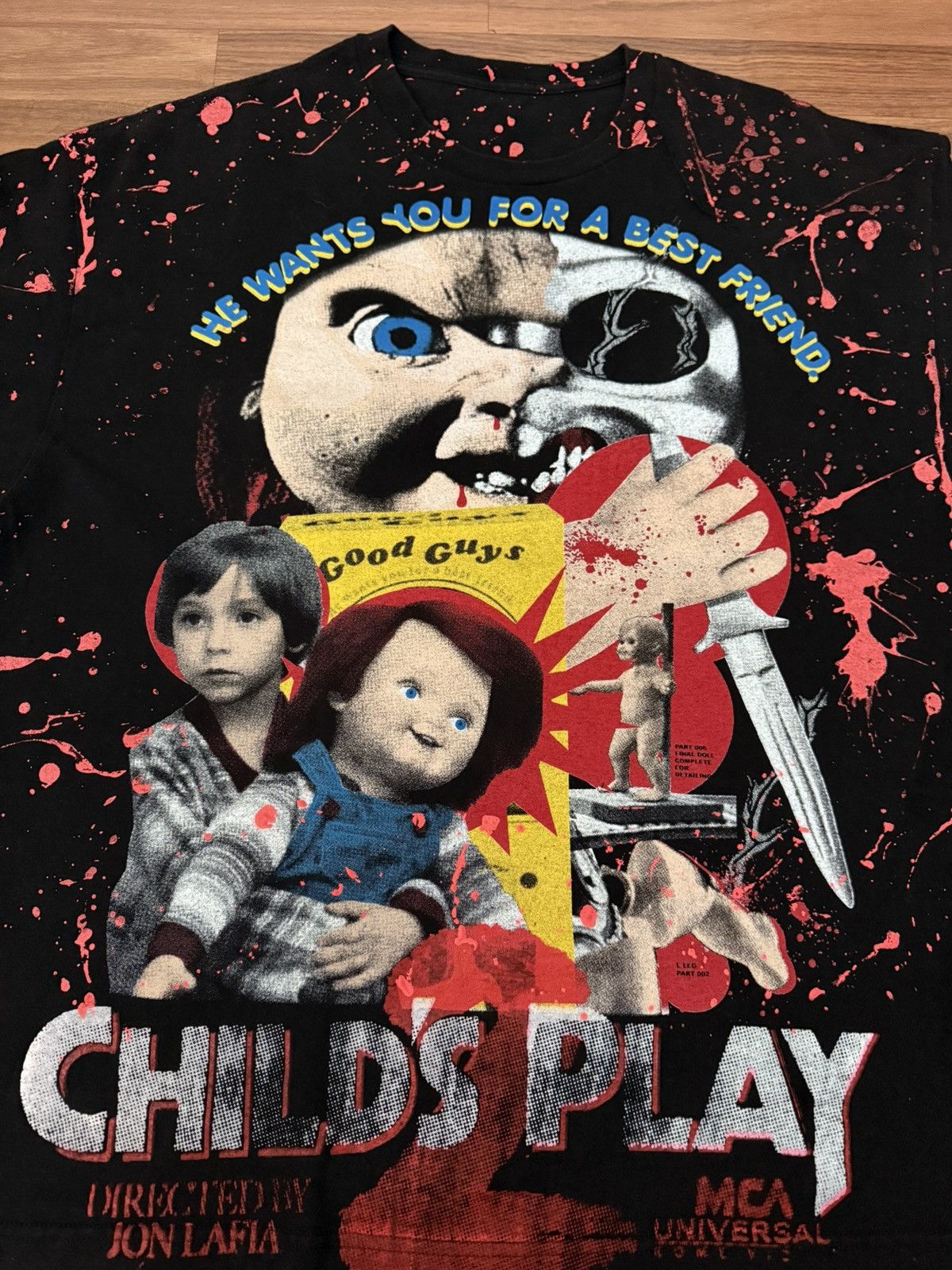 Vintage vintage vtg childs play 1998 tv promo t shirt chucky Size US XXL / EU 58 / 5 - 4 Thumbnail