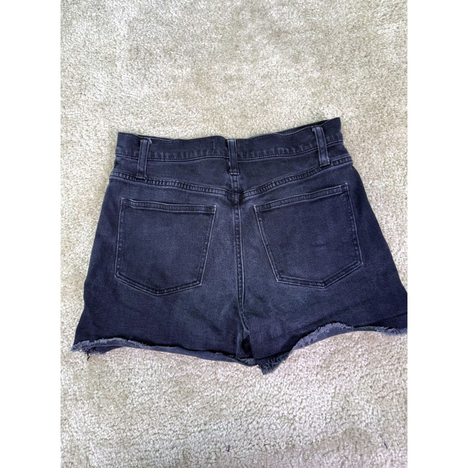 Madewell Madewell Shorts Womens Black Denim High Rise Pocket Casual Summer 28 Size 28" / US 6 / IT 42 - 3 Thumbnail