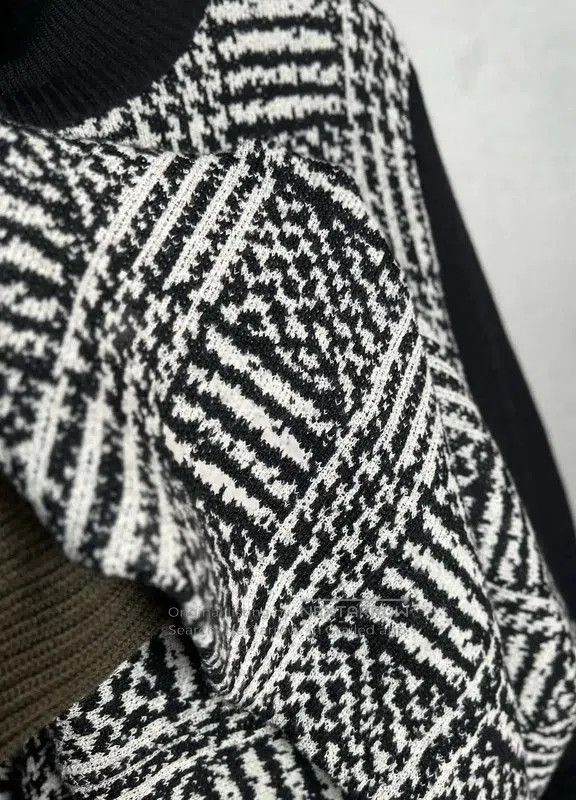 Yves Saint Laurent YSL Color-Block Wool Dress Size L . Size L / US 10 / IT 46 - 3 Thumbnail