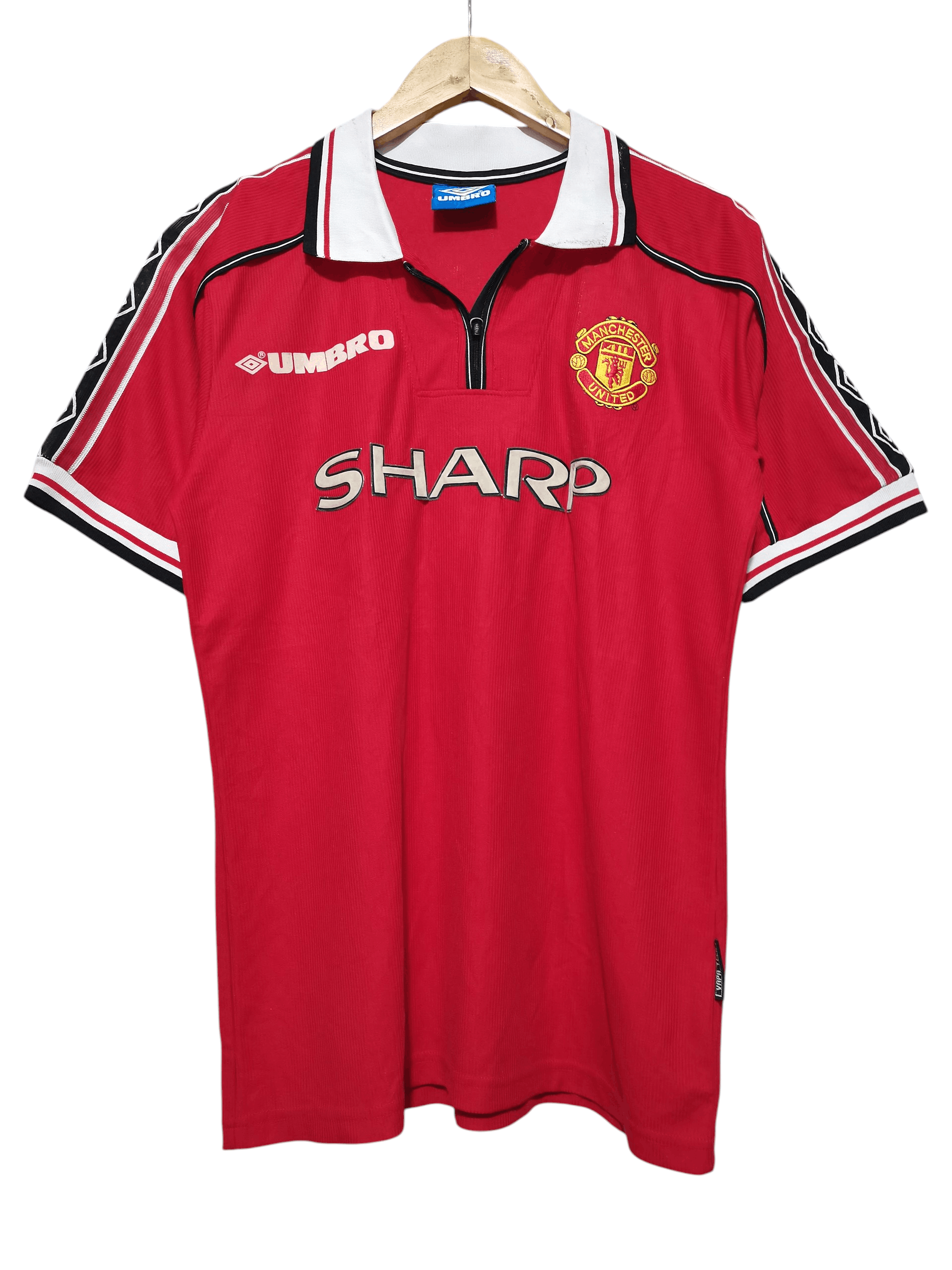 Umbro Manchester united Beckham vintage football jersey rare 1996 Size US M / EU 48-50 / 2 - 5 Thumbnail