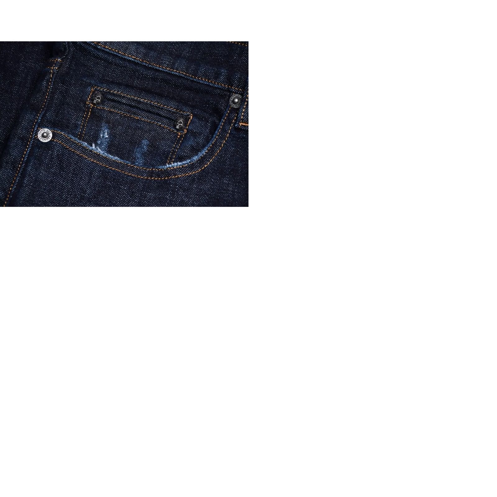 The Kooples The Kooples Moonlight Men's Short Drop Cropped Jeans W31 Blue Denim 5-Pocket 96%Cotton 4%Elastane Cropped 90s Style Mens Size US 31 - 9 Thumbnail