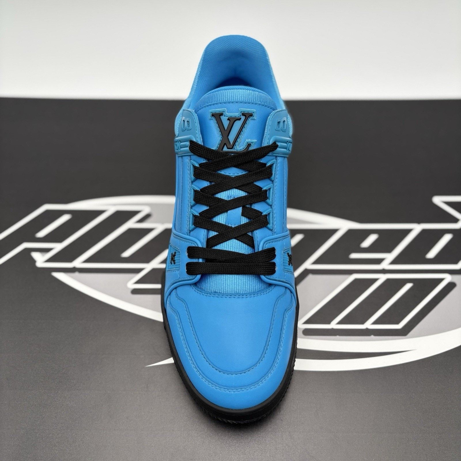 Louis Vuitton Louis Vuitton Virgil Abloh Trainer 'Blue Black' | Worn 1-3x Size US 8 / EU 41 - 5 Thumbnail