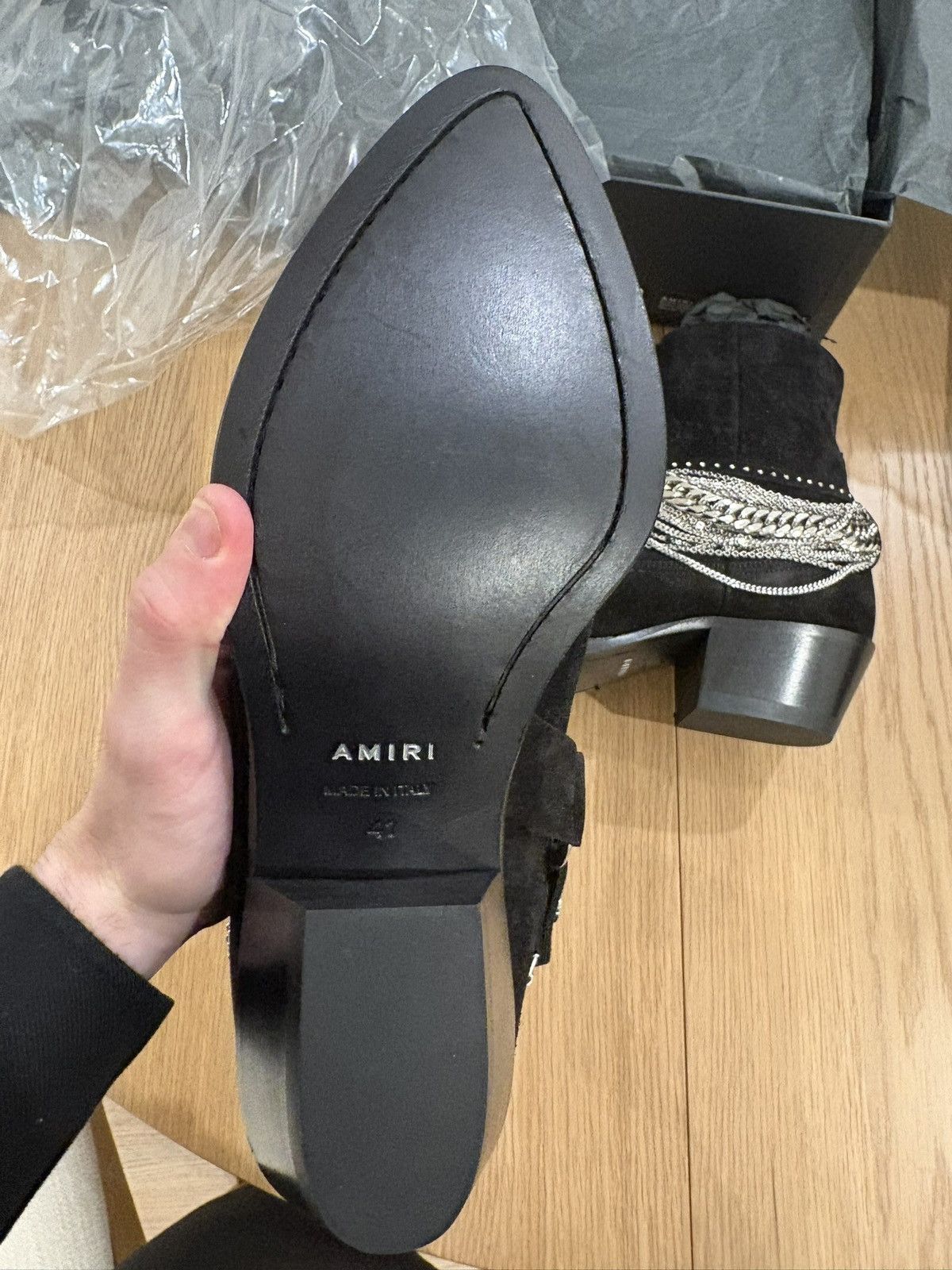 Amiri Amiri Chain Cuban Heel Boot Size US 8 / EU 41 - 3 Thumbnail