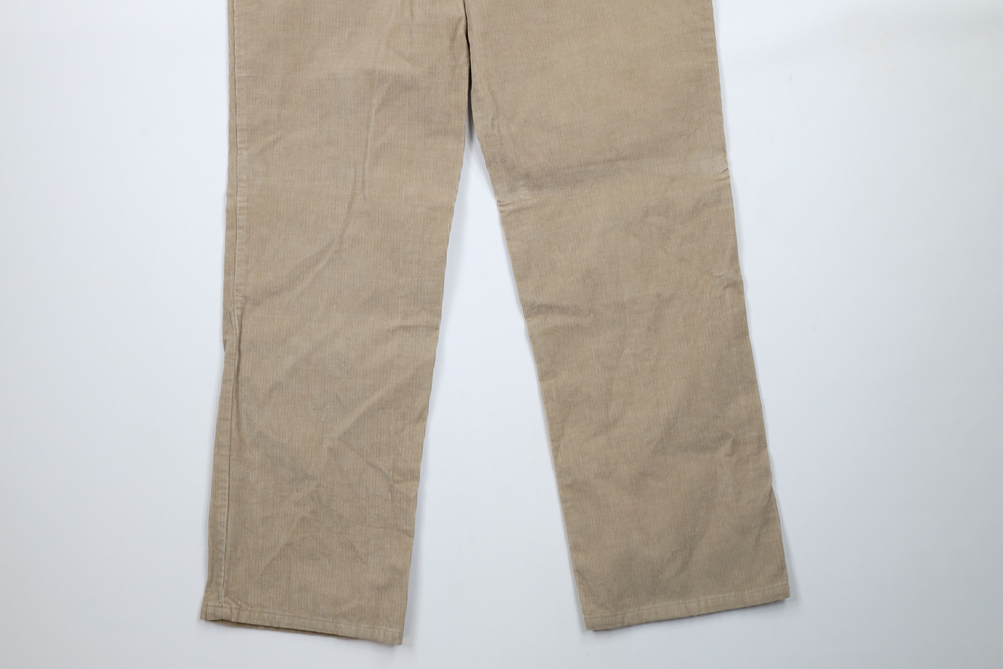 Vintage Vintage 90s Streetwear Wide Leg Corduroy Chino Pants Beige Size US 34 / EU 50 - 11 Thumbnail