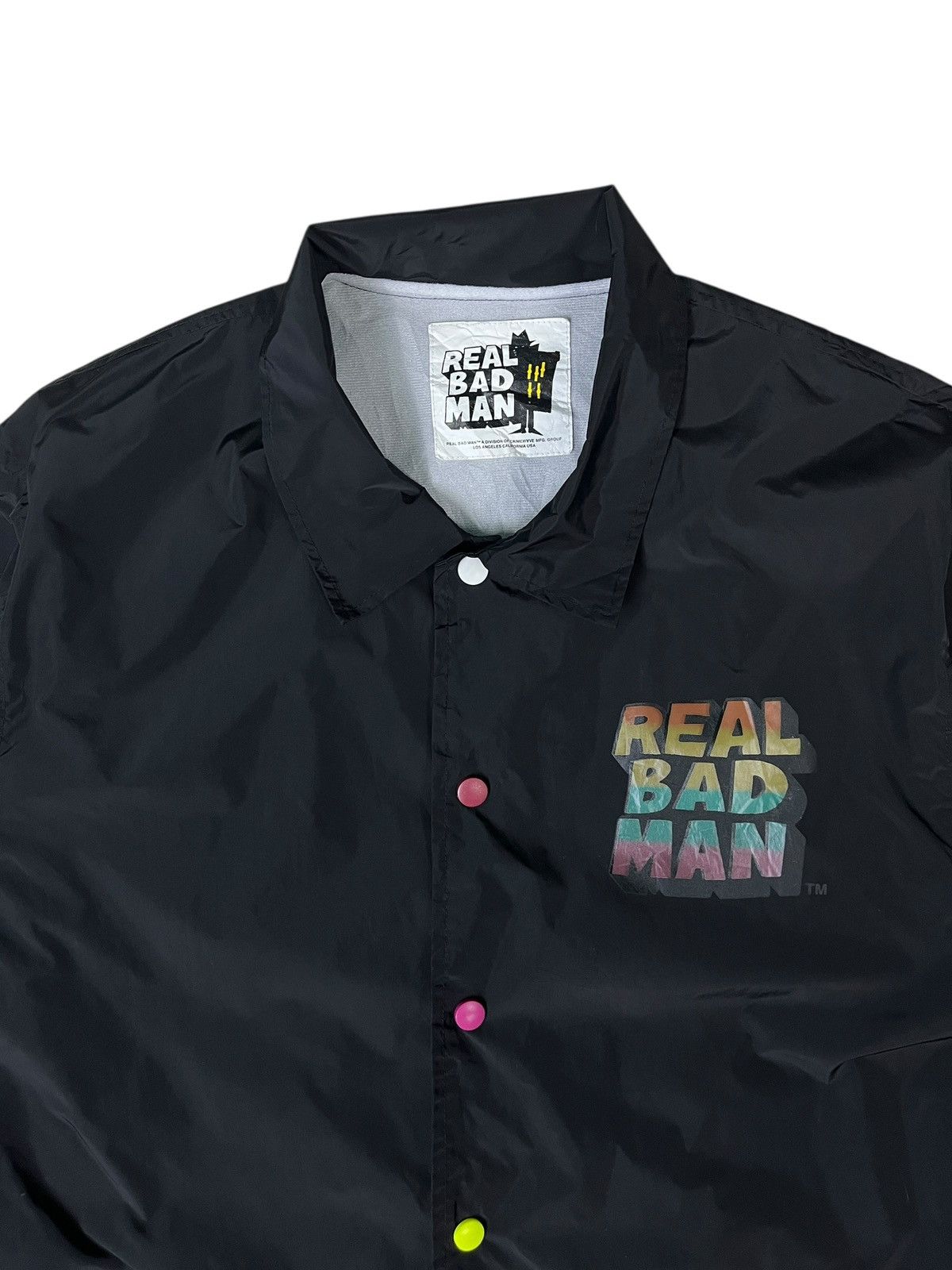 Real Bad Man A Division of Crimewave Mfg Group Coach Jacket Size US XL / EU 56 / 4 - 3 Thumbnail