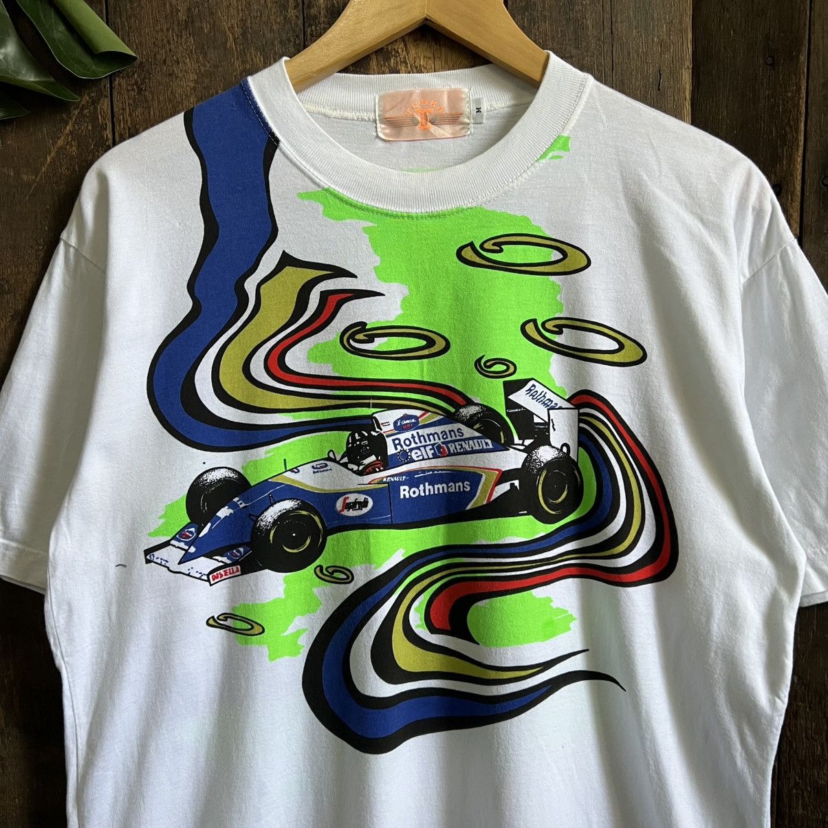Vintage Vintage 90’s Rothman Formula One Tshirt Size US M / EU 48-50 / 2 - 3 Thumbnail
