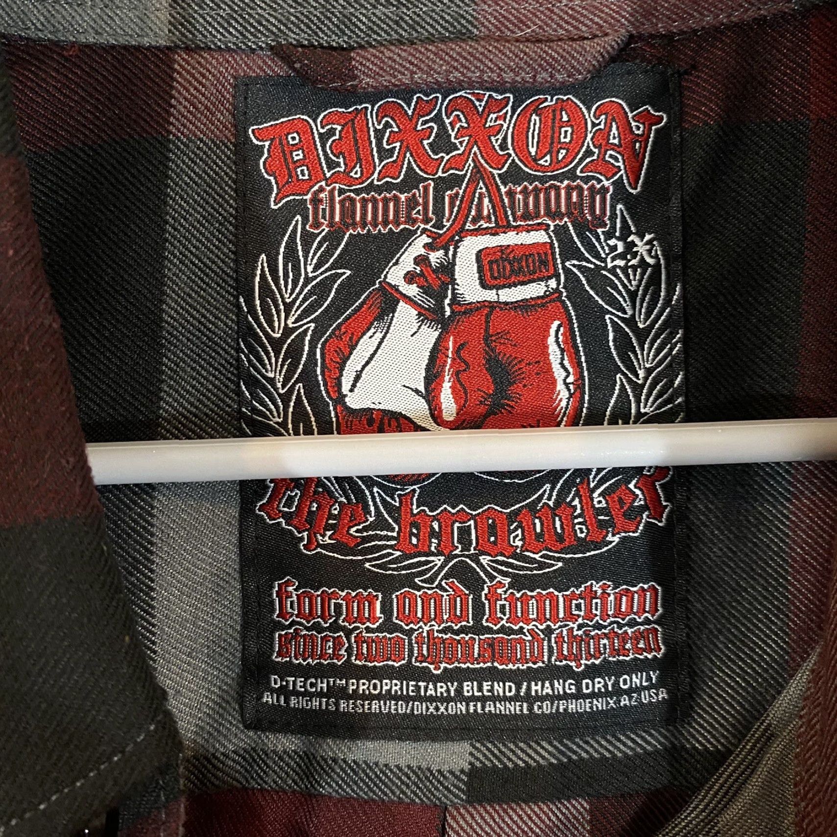 Vintage VINTAGE Dixxon Flannel The Brawler Mens 2XL Burgundy Black Gray Long Sleeve Shirt Size US XXL / EU 58 / 5 - 3 Thumbnail