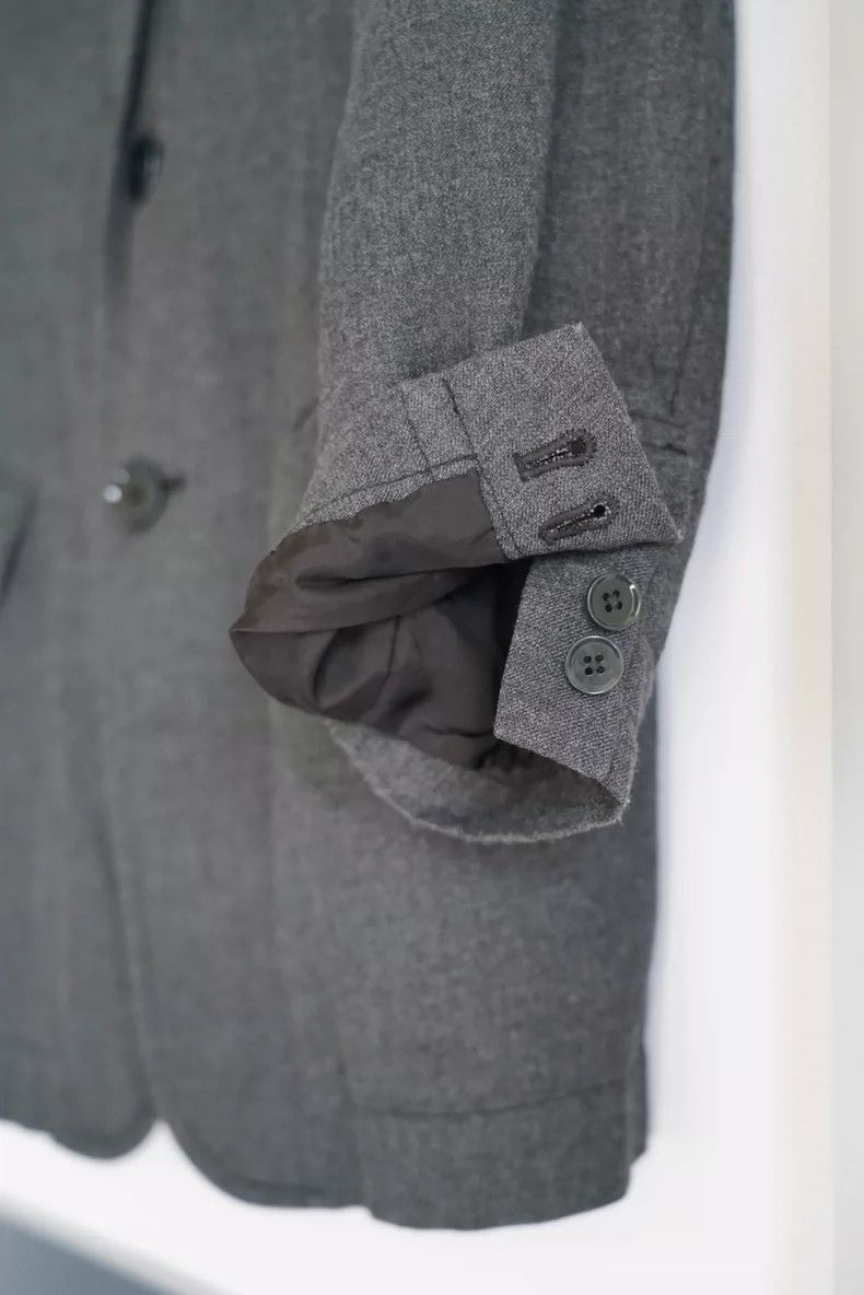 Yohji Yamamoto Yohji Yamamoto Yohji Yamamoto Asymmetrical Gray Blazer Jac Size US S / EU 44-46 / 1 - 4 Thumbnail