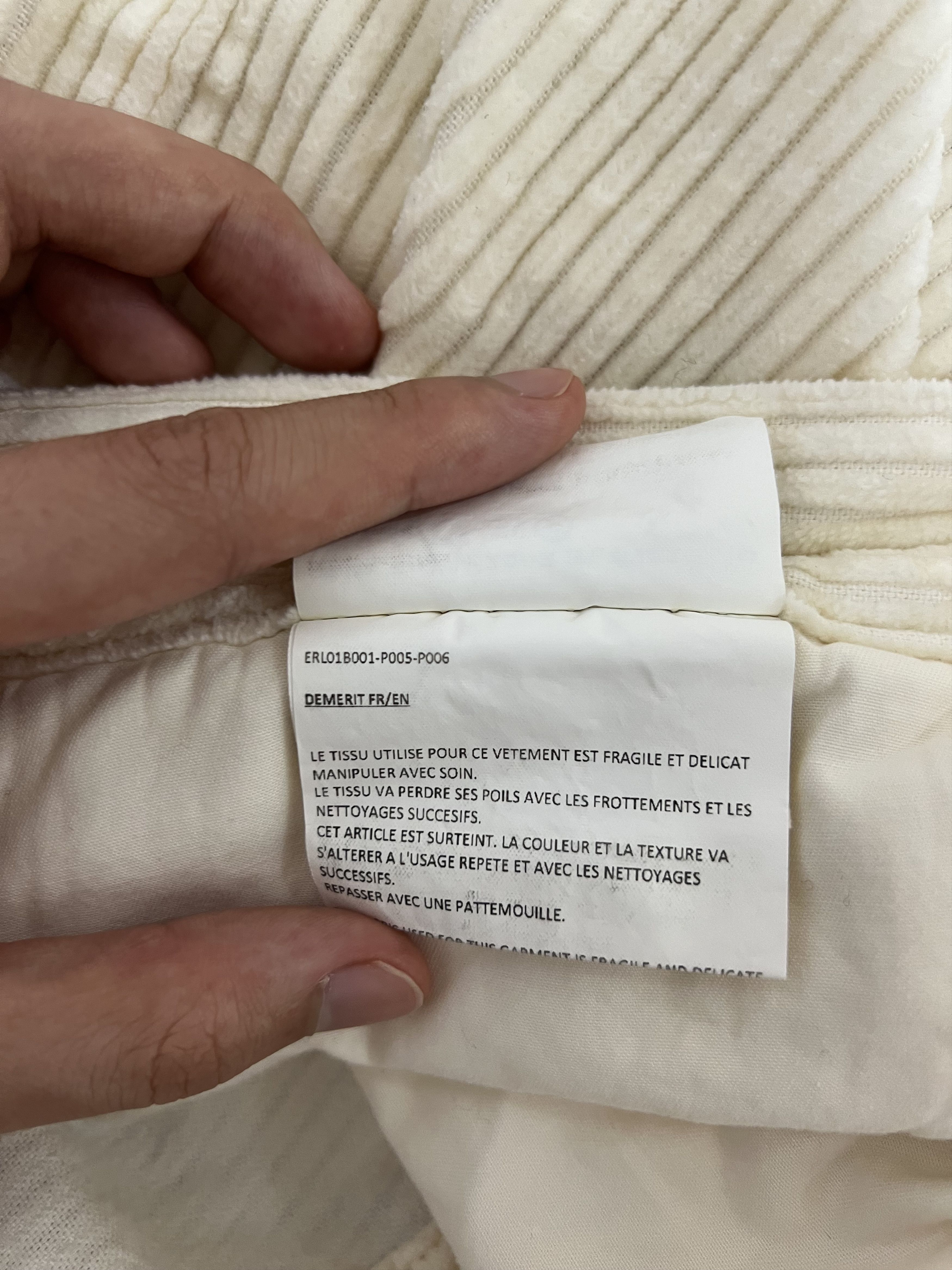 ERL 💚 SS20 ERL Flared Corduroy Pants White Large NEW Size US 32 / EU 48 - 12 Thumbnail