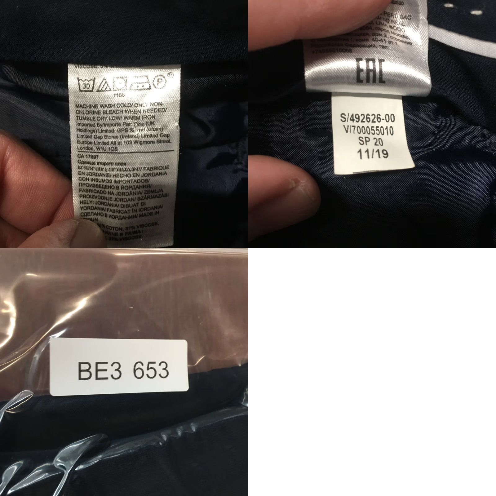 Banana Republic Banana Republic Dress Pants Womens 4P Solid Blue Mid Rise Zip Fly Pocket Casual Size 27" / US 4 / IT 40 - 10 Thumbnail