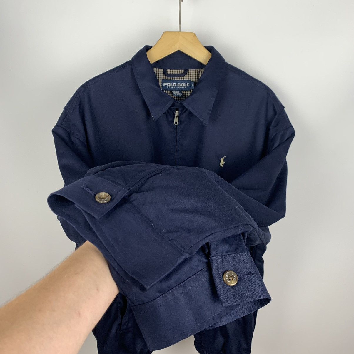 Polo Ralph Lauren Vintage Polo Golf Ralph Lauren Full Zip Bomber Jacket 90’s Size US XL / EU 56 / 4 - 9 Thumbnail
