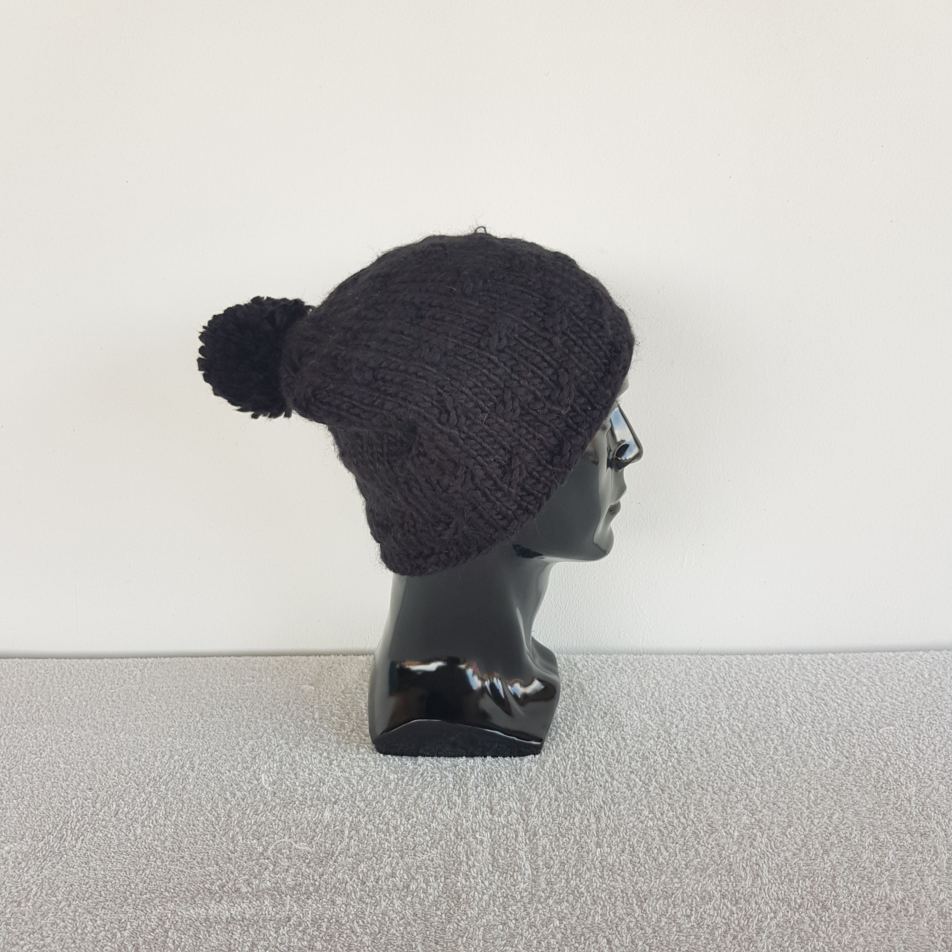 Homespun Knitwear × Y's Vintage Yohji Yamamoto Beanie YSACC Ribbed Snow Caps Hats. Size ONE SIZE - 3 Thumbnail