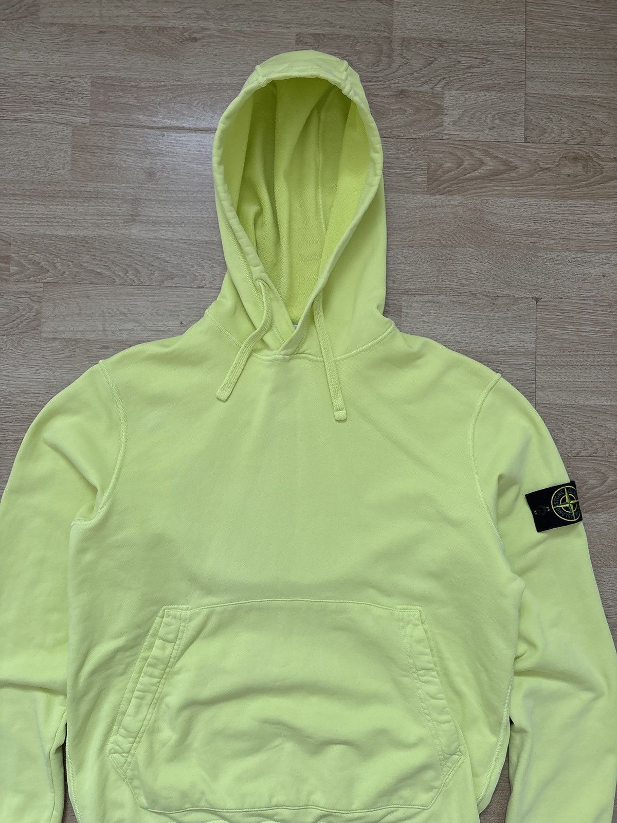 Stone Island Hoodie Stone Island Neon Green Large Size US L / EU 52-54 / 3 - 2 Thumbnail