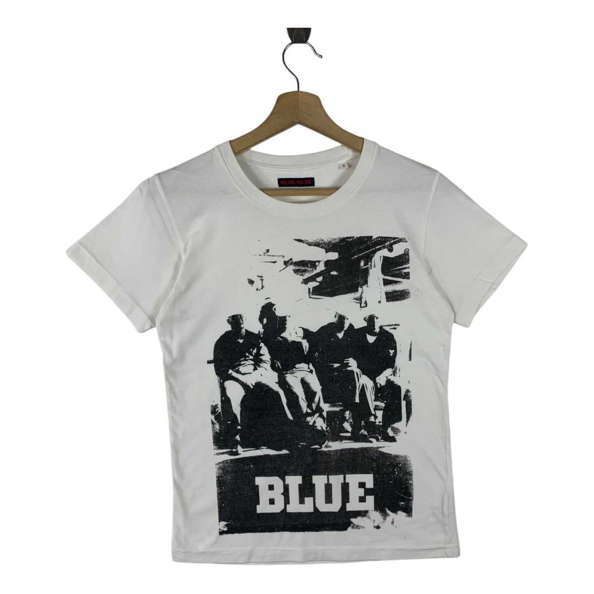 Blue Blue Japan × Japanese Brand × Vintage Vintage 90s BLUE BLUE Japan photo print tee Size US XS / EU 42 / 0 - 1 Thumbnail