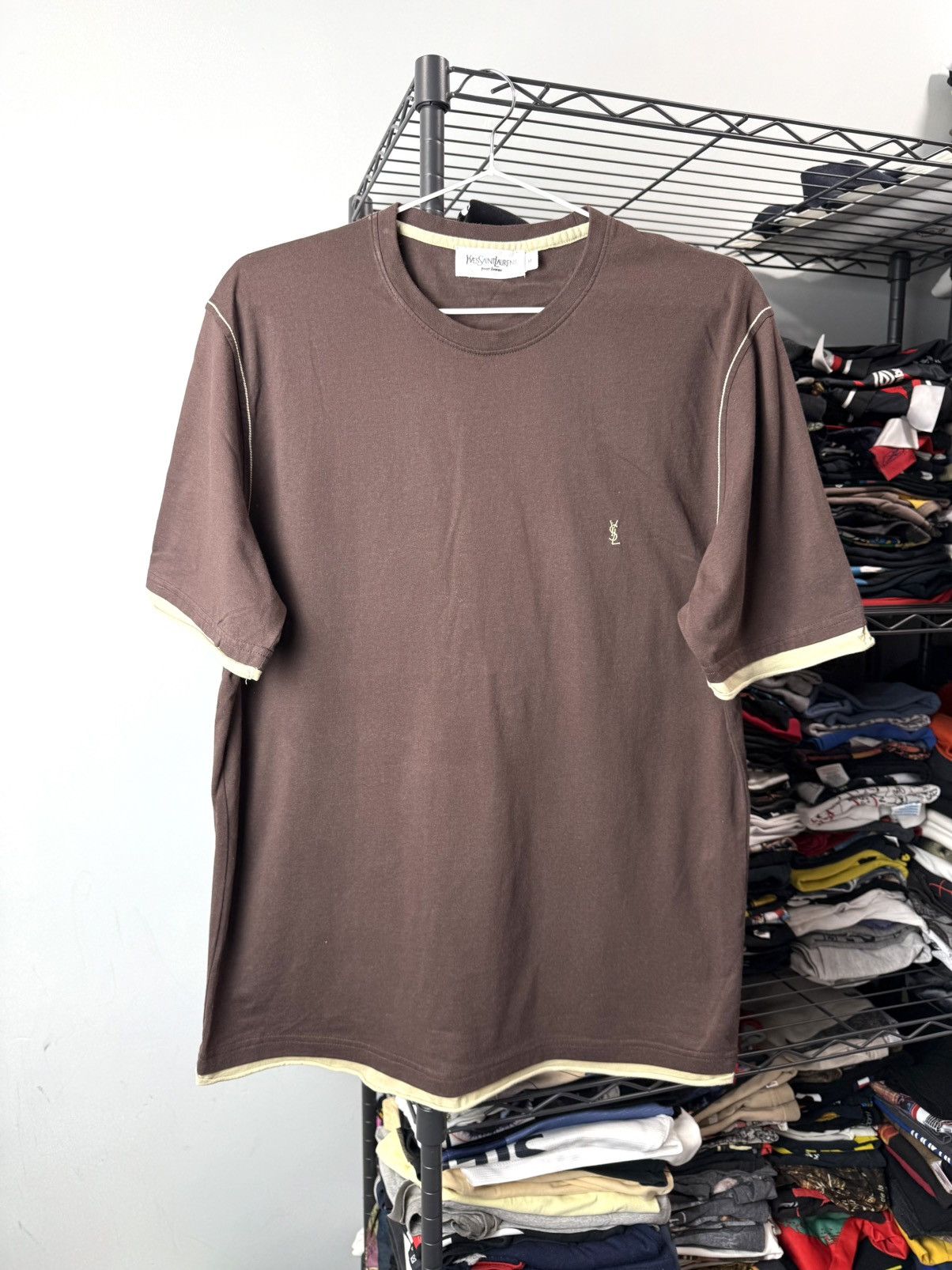 Yves Saint Laurent YSL Yves Saint Laurent Vintage T Shirt Size US M / EU 48-50 / 2 - 1 Thumbnail