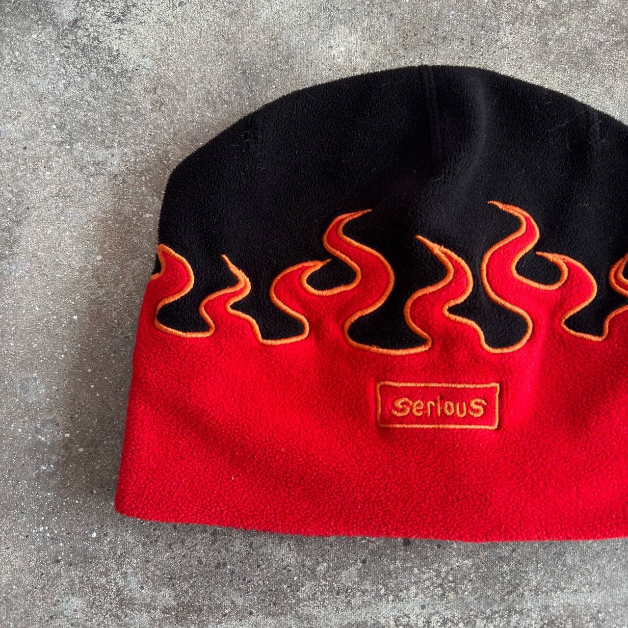 If Six Was Nine × Japanese Brand × Vintage Amazing Y2K SK8 Flaming Beanie Hat Size ONE SIZE - 2 Thumbnail