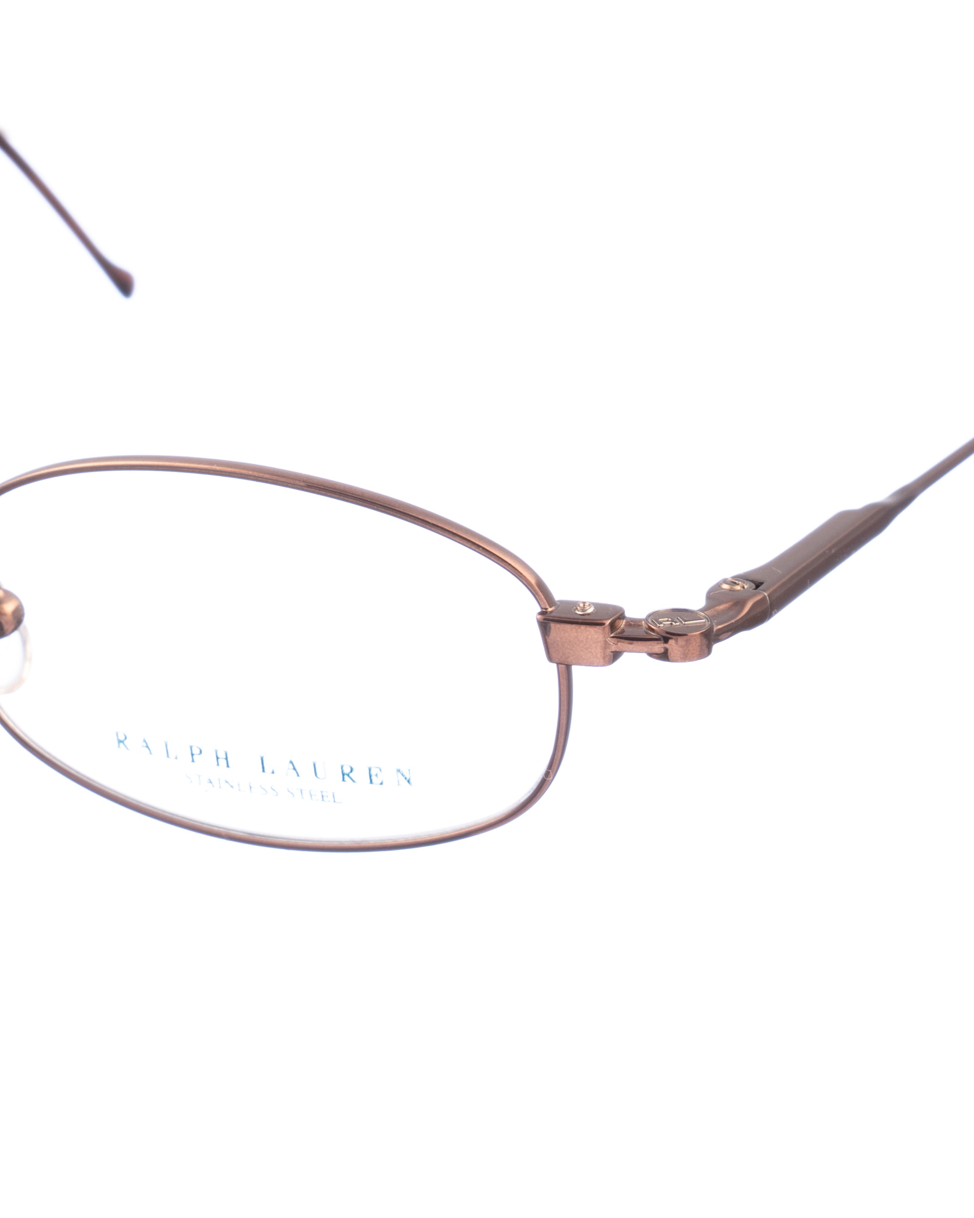 Ralph Lauren Ralph Lauren 00s Shiny Chocolate Brown Glasses Size ONE SIZE - 3 Thumbnail
