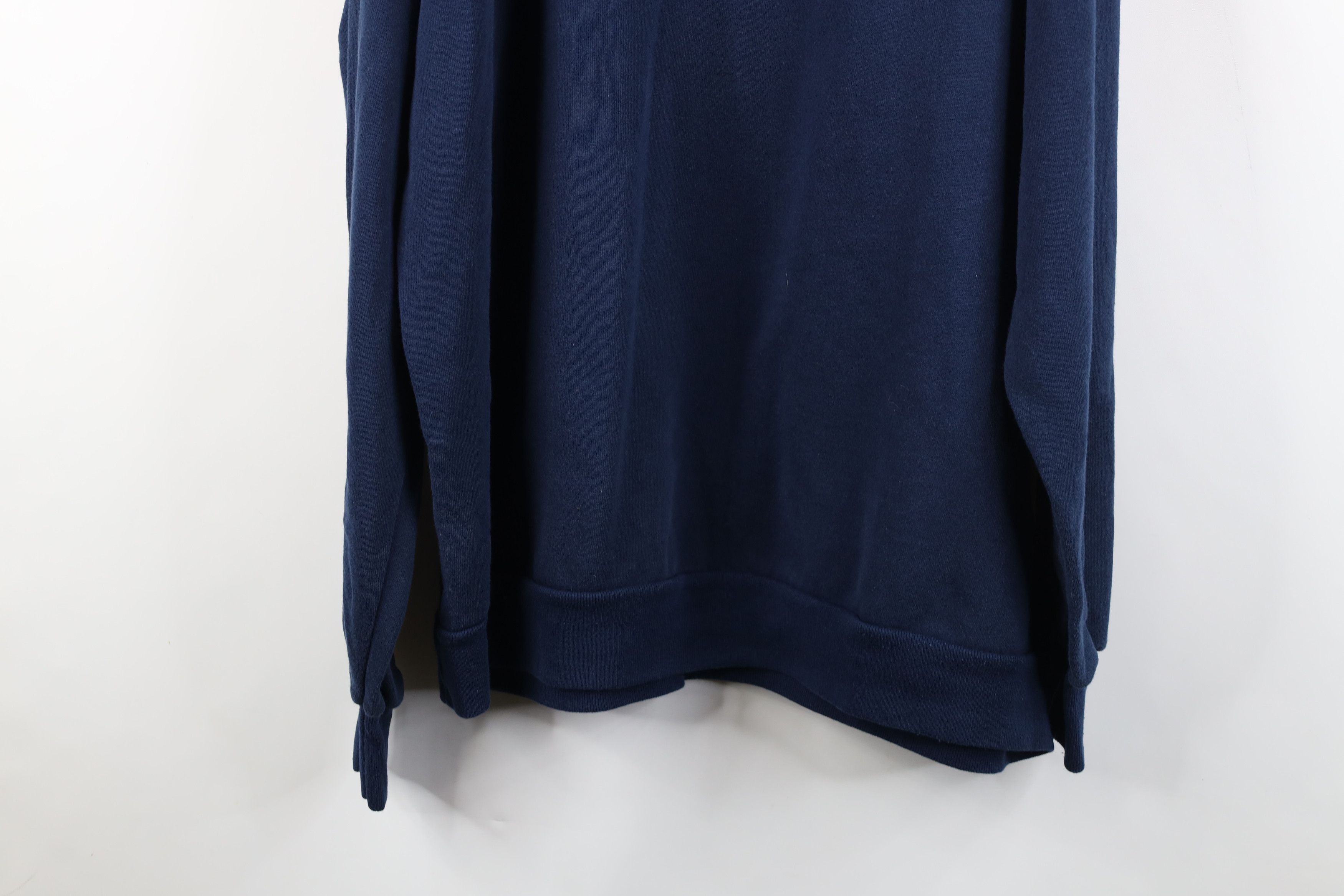 Vintage Vintage 90s Streetwear Crewneck Sweatshirt Navy Blue USA Size US XXL / EU 58 / 5 - 13 Thumbnail
