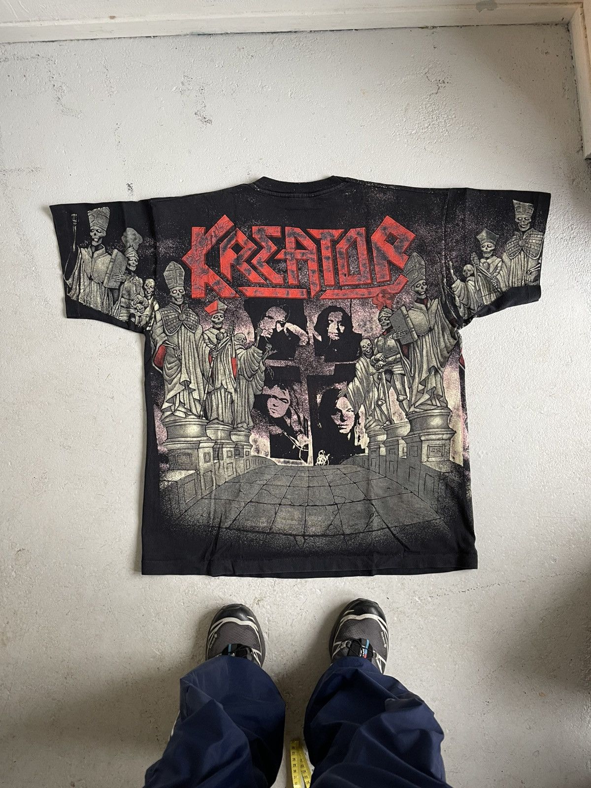 Band Tees Kreator Band tee vintage merch tour 90s single stitch Size US XL / EU 56 / 4 - 10 Thumbnail