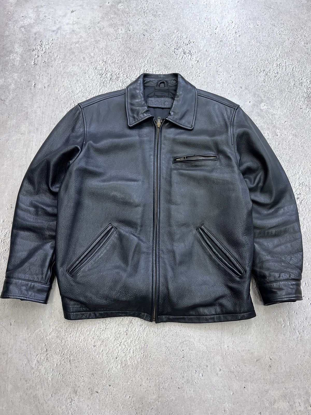 Genuine Leather × Japanese Brand VINTAGE Biker's Y2K Leather Jacket Perfecto Style SCHOTT Size US L / EU 52-54 / 3 - 1 Thumbnail