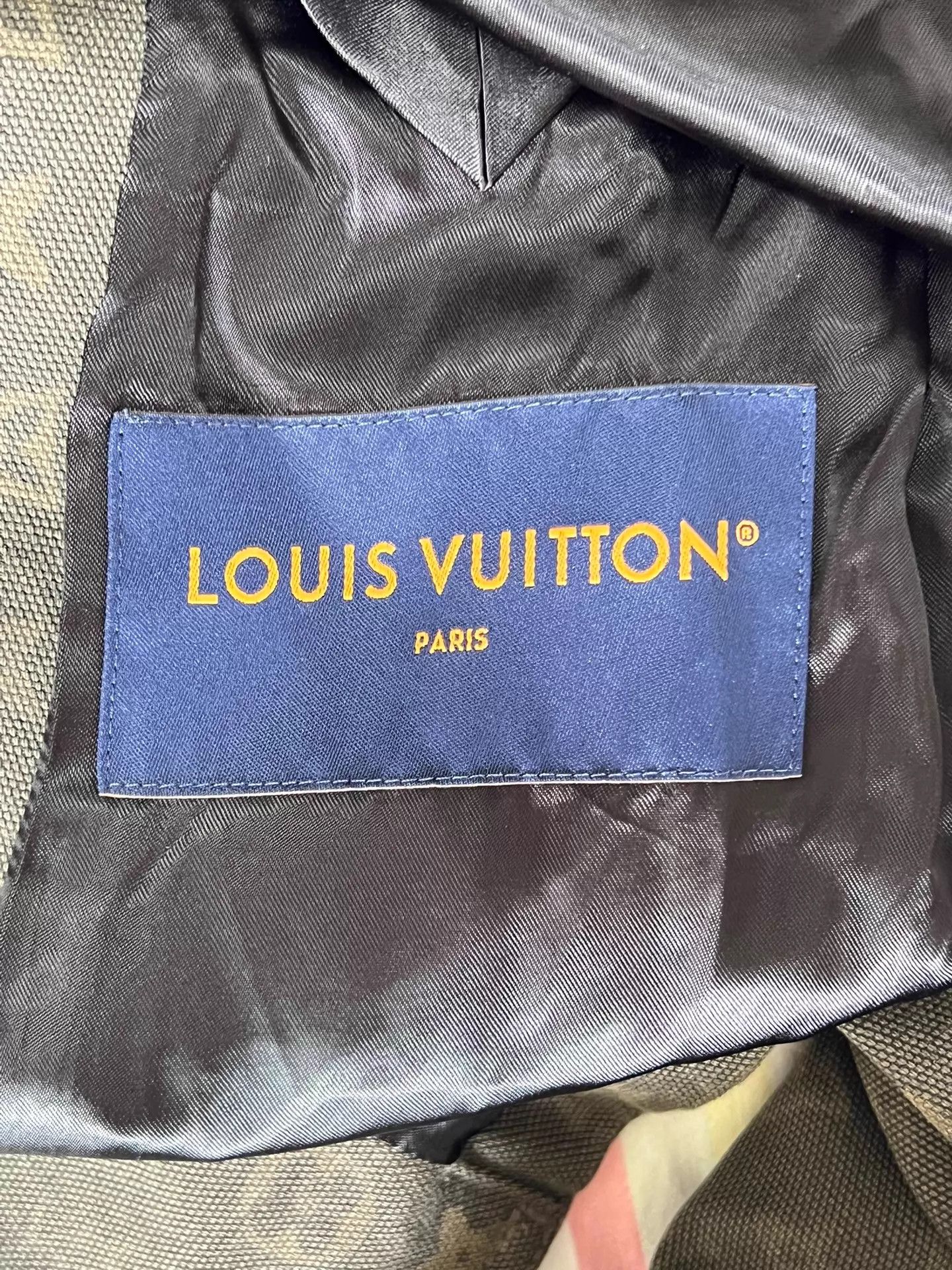 Louis Vuitton Louis Vuitton SS26 Runway Allover Print Denim Blazer 48 Size 48R - 6 Thumbnail