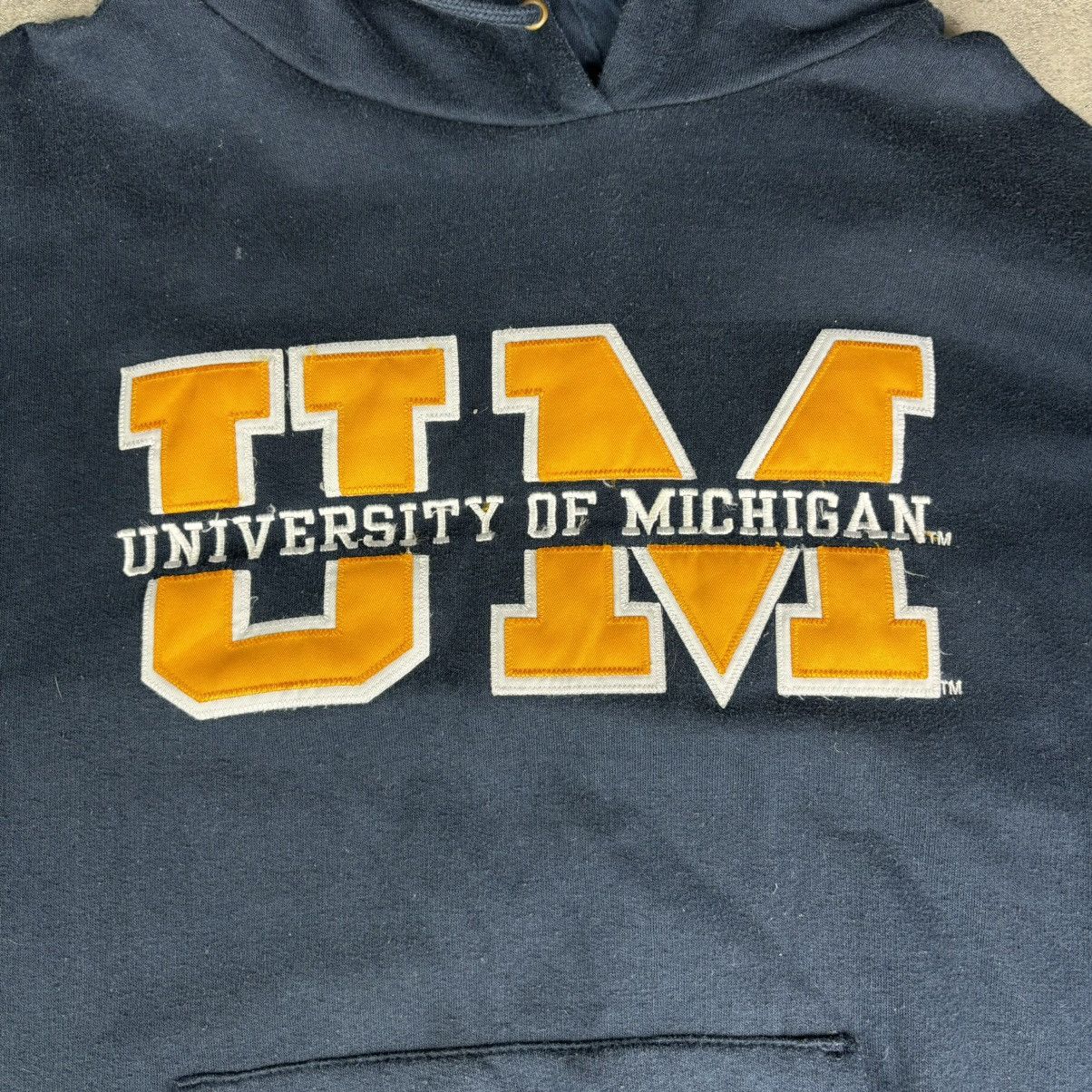 Other Y2k navy u of m spellout hoodie Size US M / EU 48-50 / 2 - 3 Thumbnail