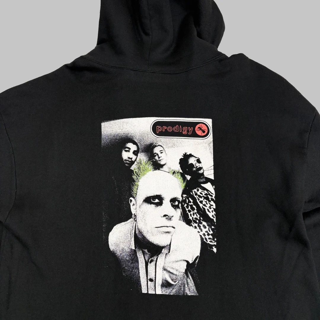 Band Tees Prodigy 1990 90s Vintage Fat of the Land Band Zipped Hoodie Size US XL / EU 56 / 4 - 5 Thumbnail