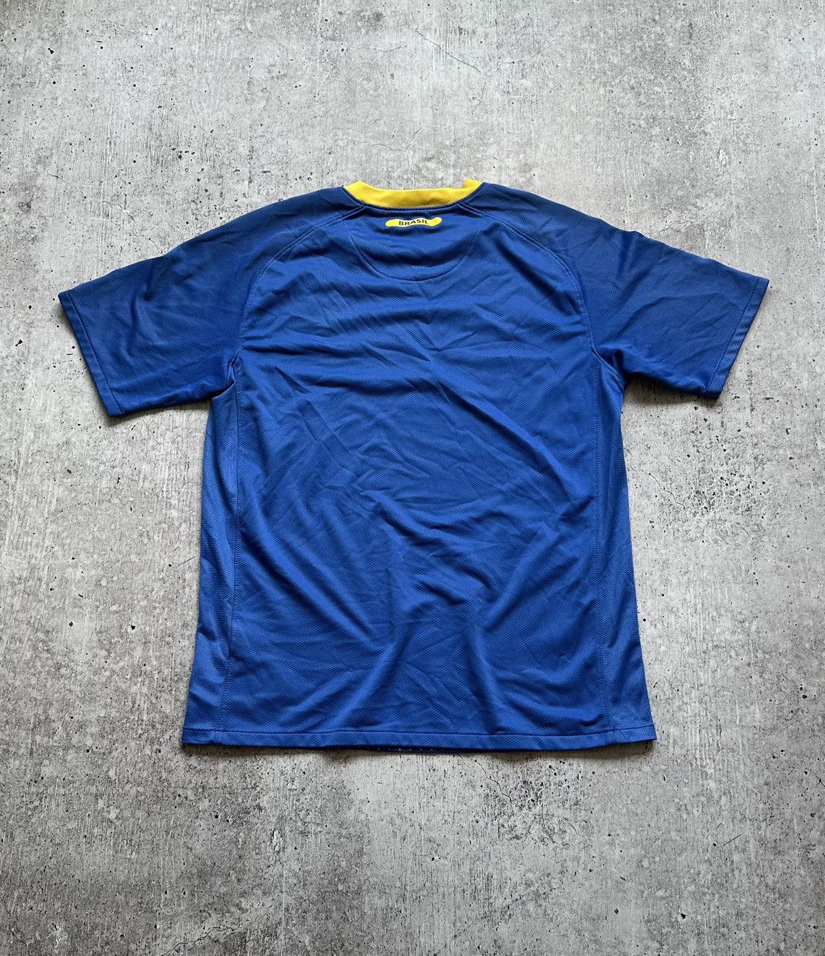 Nike 2010/11 Nike Brazil National Team Vintage Away Soccer Jersey Size US M / EU 48-50 / 2 - 14 Thumbnail