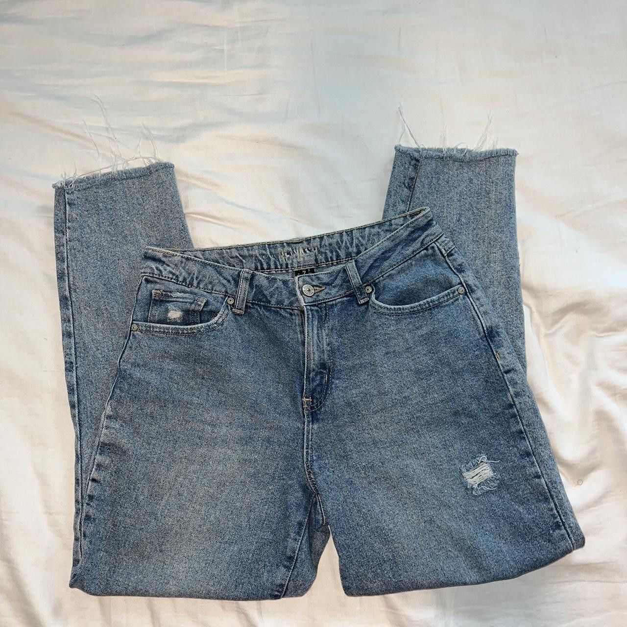 Other High waisted blue medium wash jeans Size 26" / US 2 / IT 38 - 2 Thumbnail