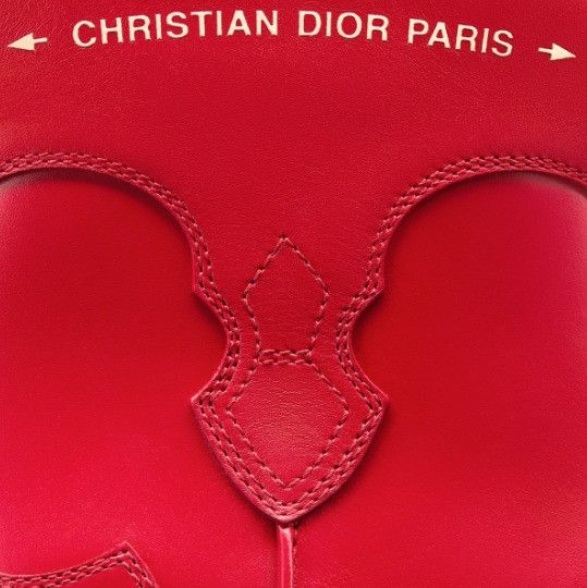Dior o1w1db11125 KCI964 West Heeled Ankle Boots in Red Size US 7 / IT 37 - 4 Thumbnail