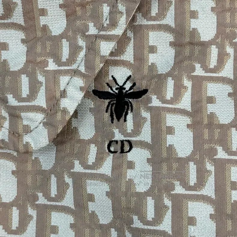 Dior Dior Brown and pink full logo embroidered bee zipper hoodi Size XS / US 0-2 / IT 36-38 - 7 Thumbnail