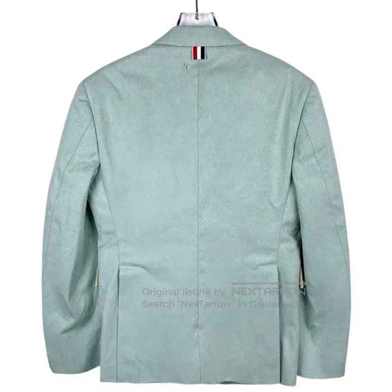 Thom Browne Thom Browne size 00 Flap-collared mint-green cotton suit ja Size 36R - 2 Thumbnail