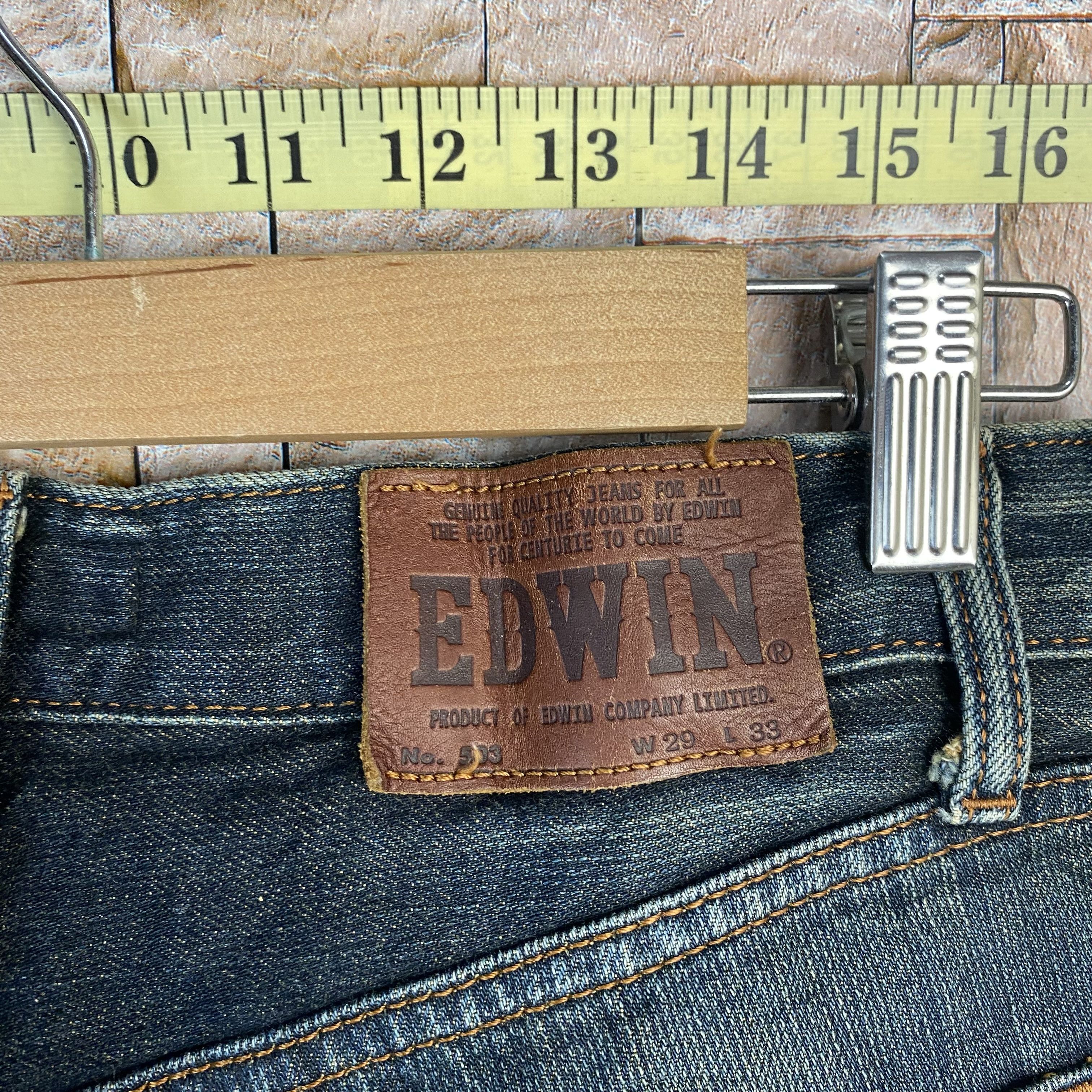 Edwin Edwin Blue vintage Denim Pants #7593 Size US 29 - 20 Thumbnail